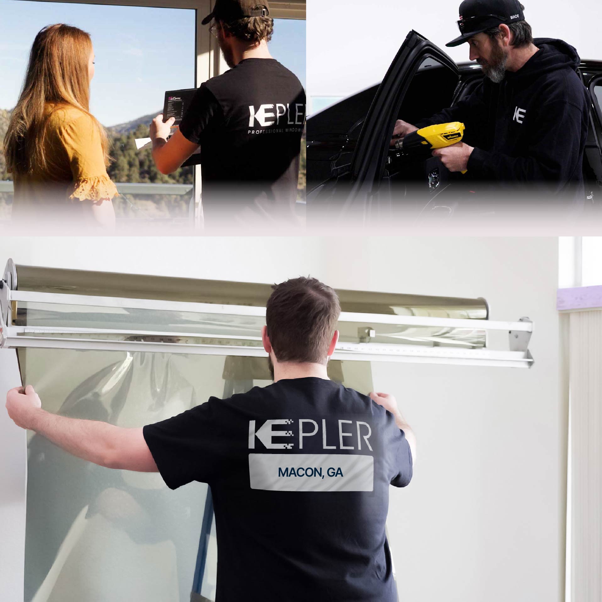 Kepler Specialist Installing Anti-Graffiti Film in Macon, Georgia