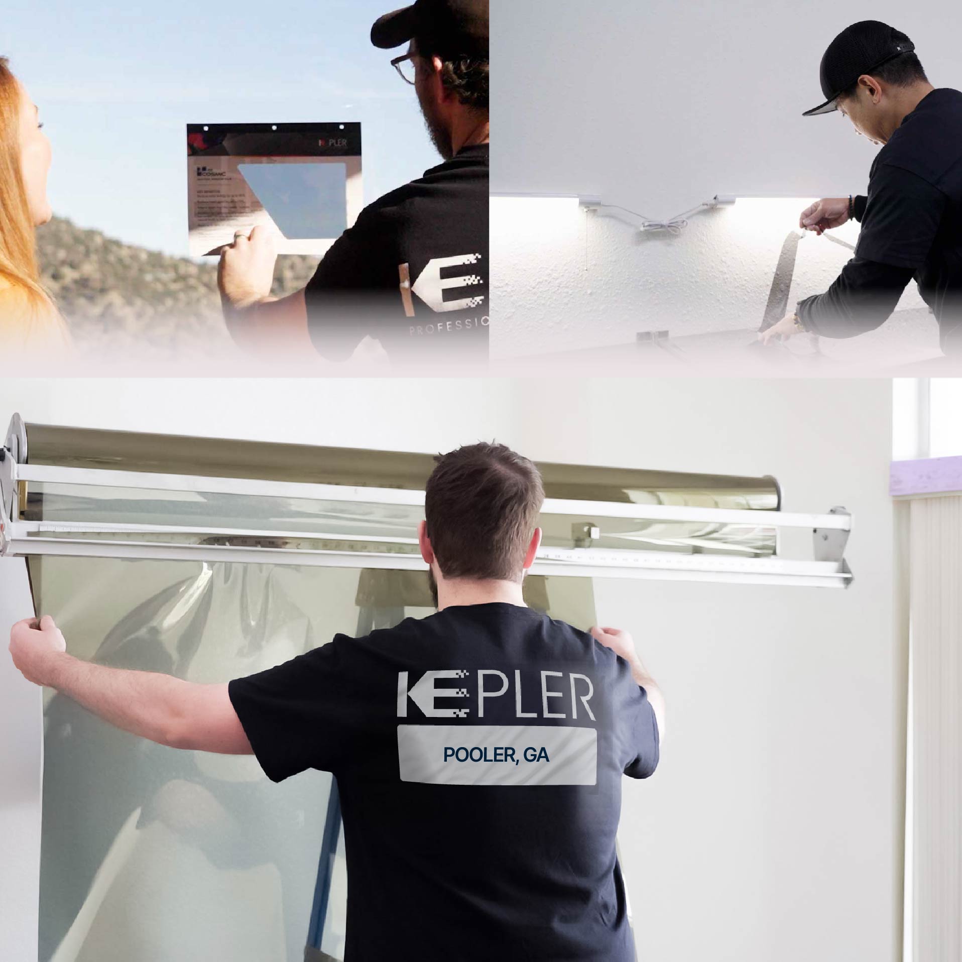 Kepler Specialist Installing Anti-Graffiti Film in Pooler, Georgia