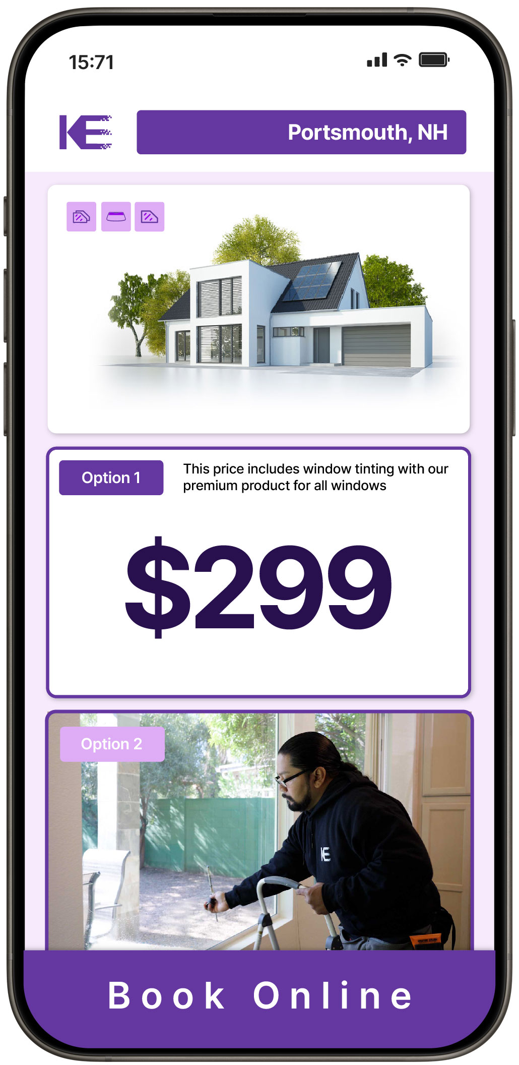 View Affordable Home Window Tinting Rates in Portsmouth, New Hampshire