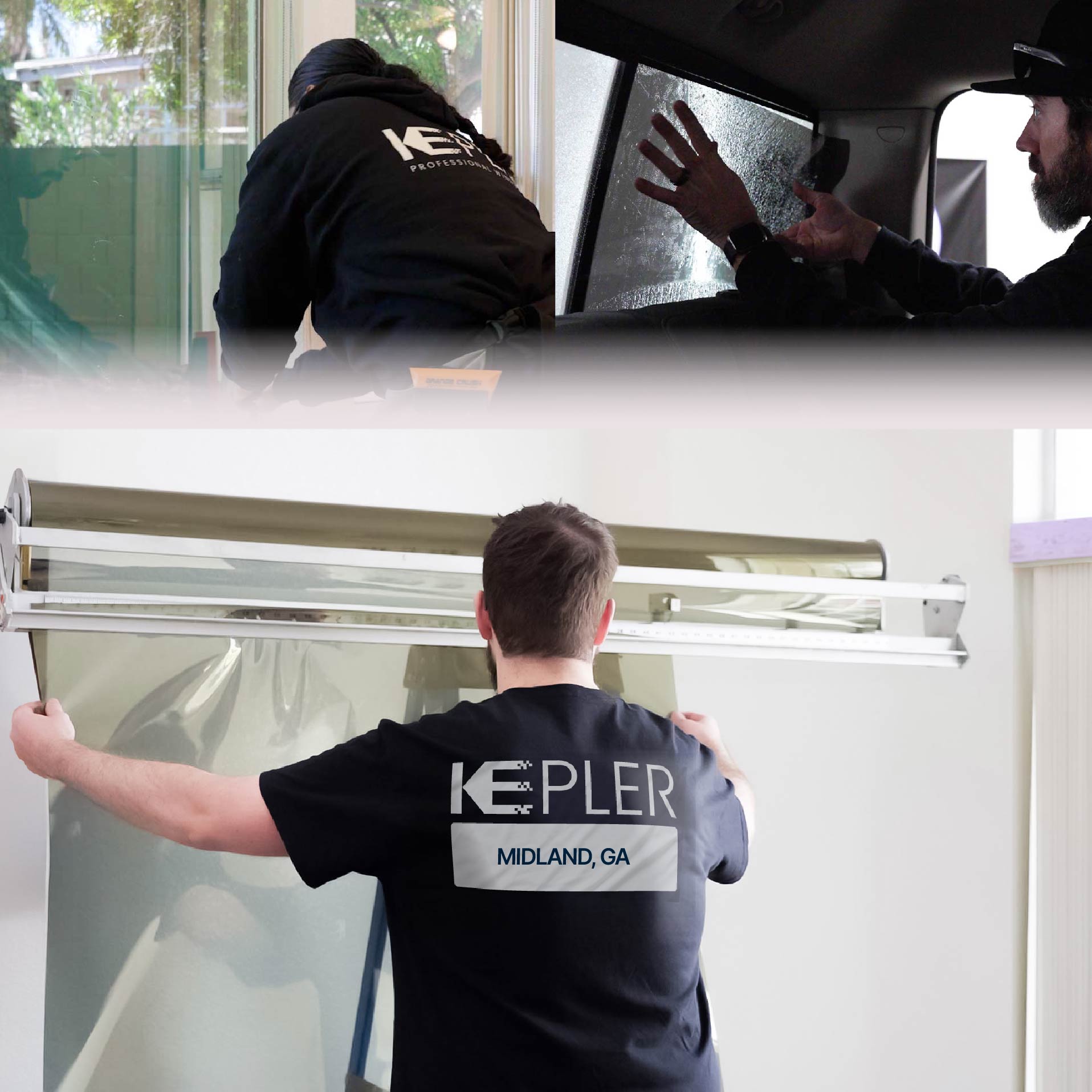Kepler Specialist Installing Anti-Graffiti Film in Midland, Georgia