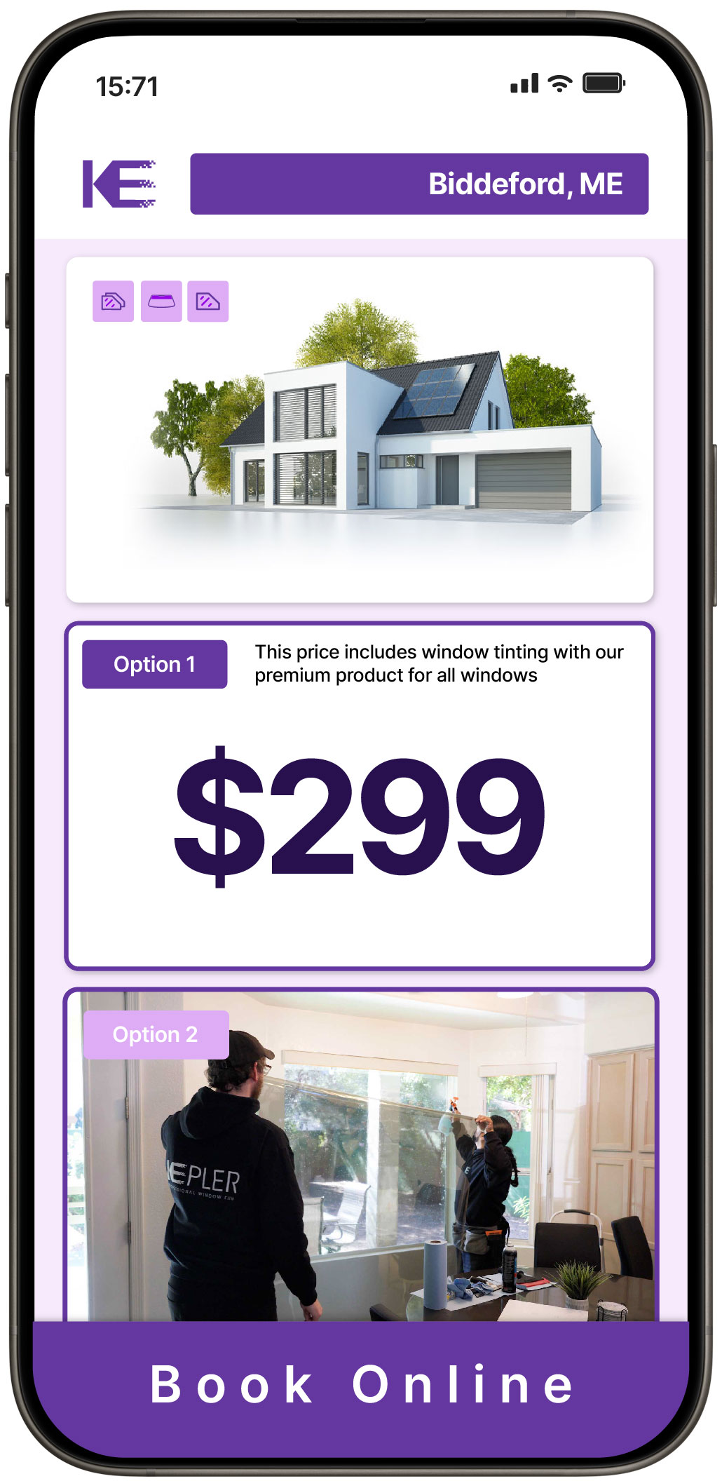 View Affordable Home Window Tinting Costs in Biddeford, Maine