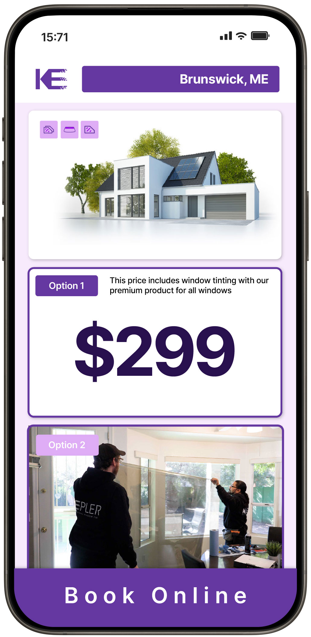 View Affordable Home Window Tinting Rates in Brunswick, Maine