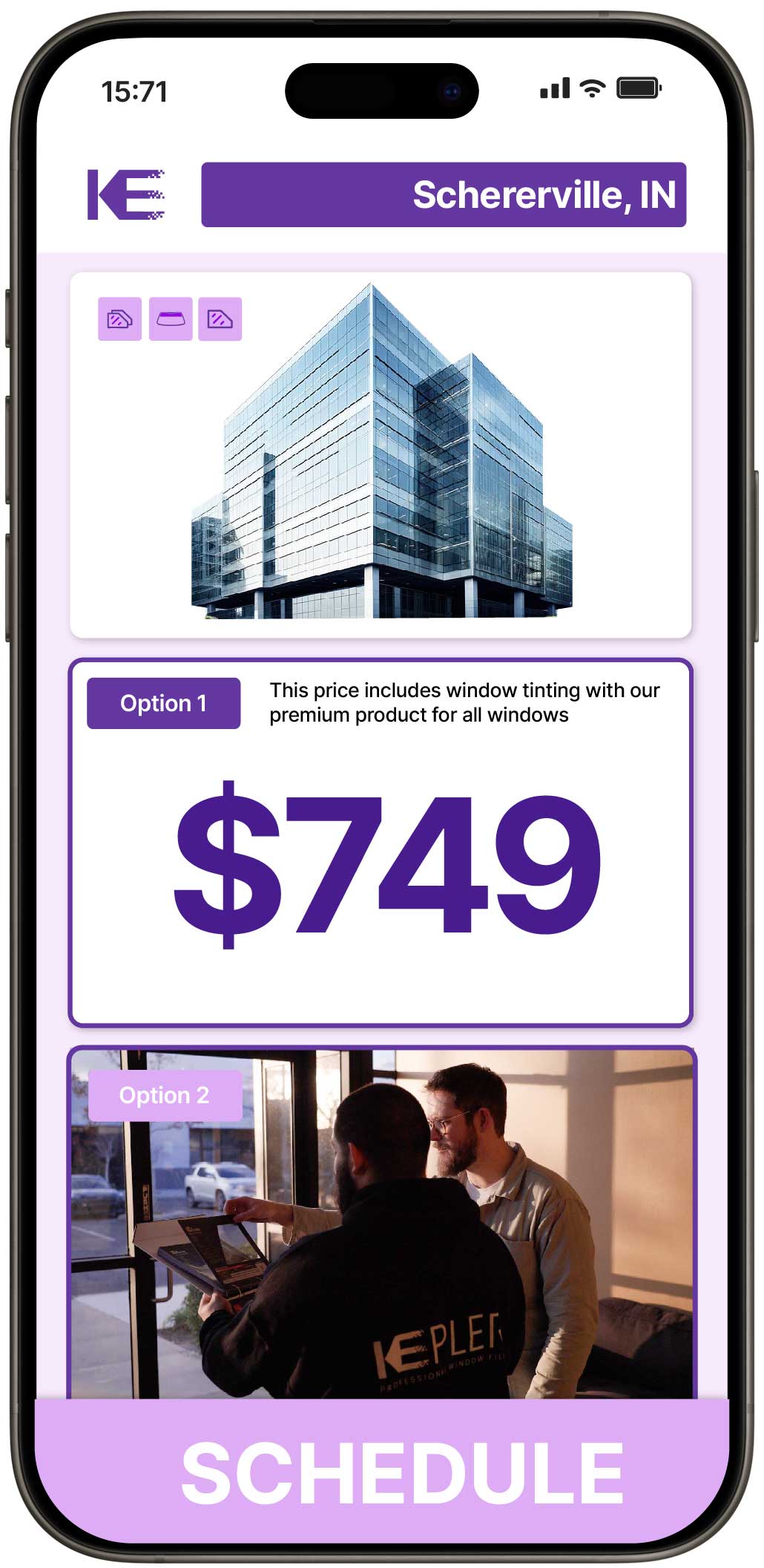 View Affordable Safety and Security Window Film Costs in Schererville, Indiana