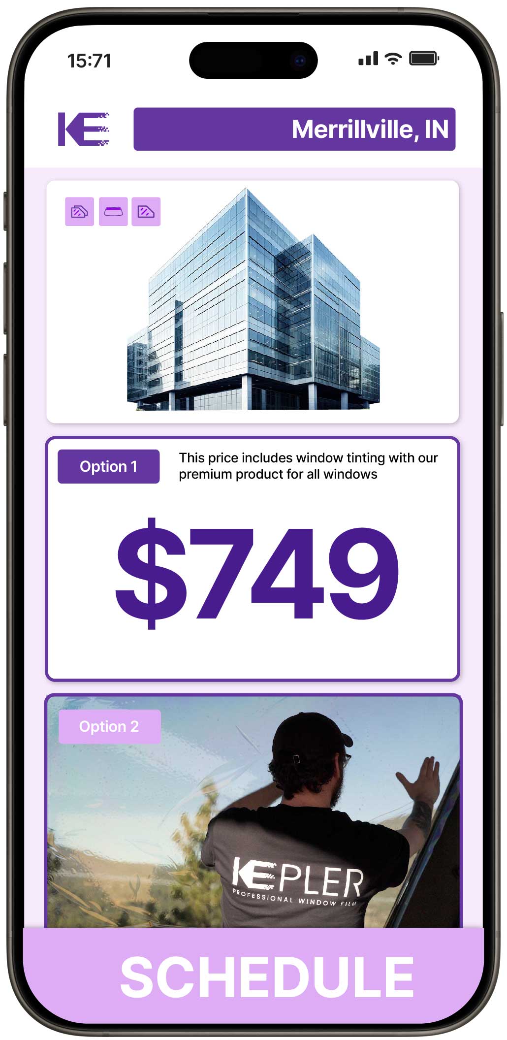 View Competitive Safety and Security Window Film Rates in Merrillville, Indiana