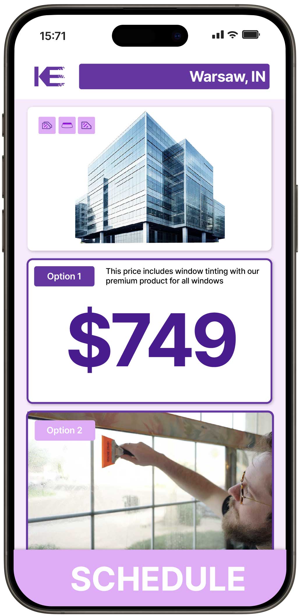View Affordable Safety and Security Window Film Rates in Warsaw, Indiana