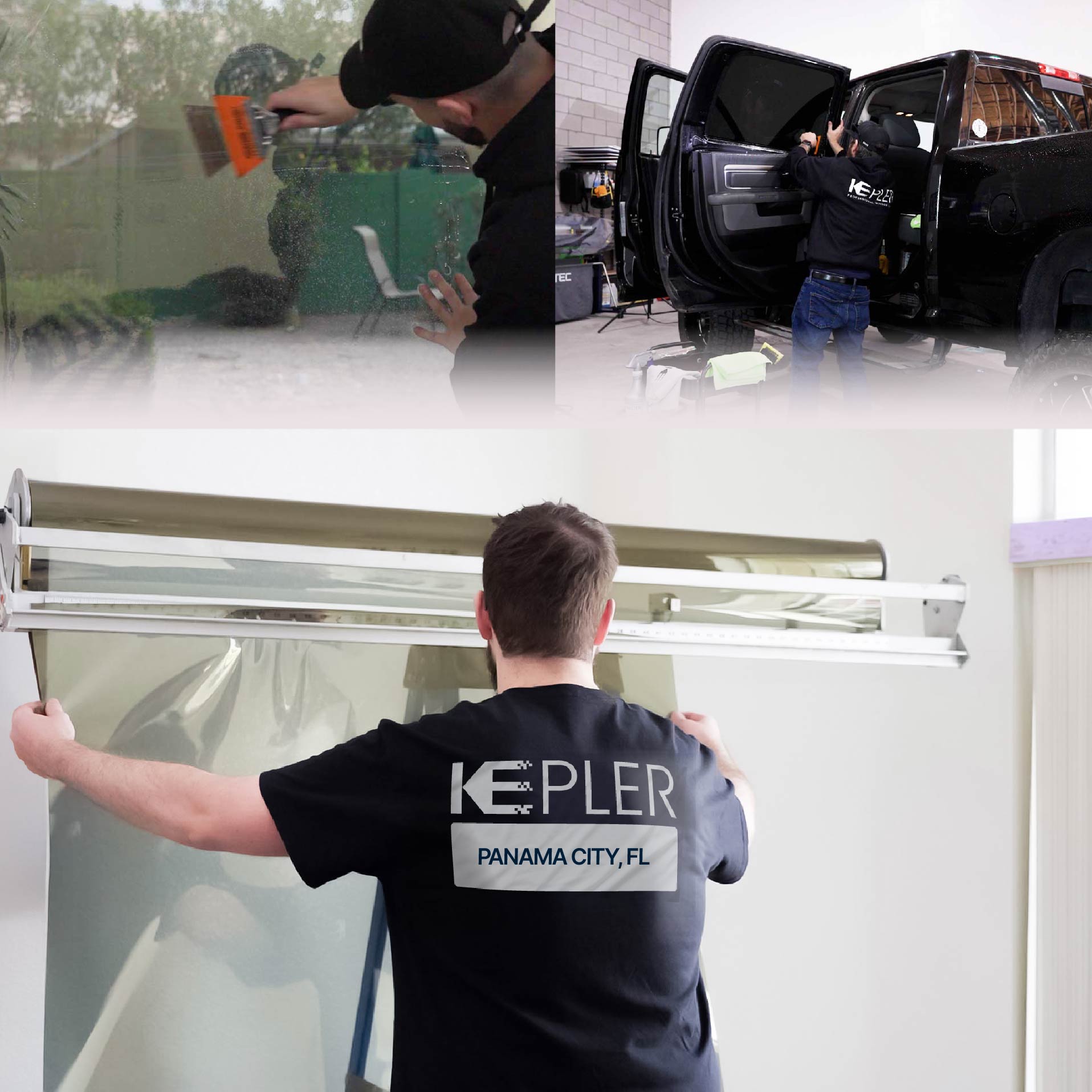 Kepler Specialist Installing Anti-Graffiti Film in Panama City, Florida