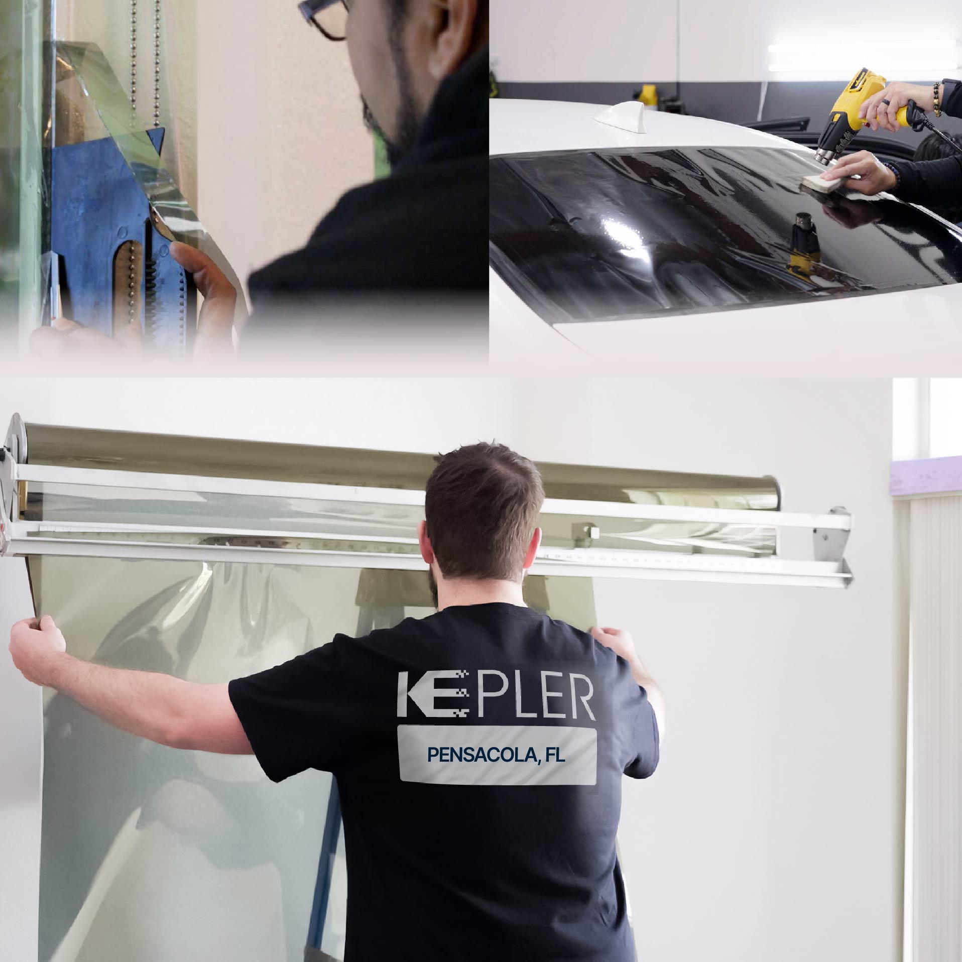 Kepler Specialist Installing Anti-Graffiti Film in Pensacola, Florida