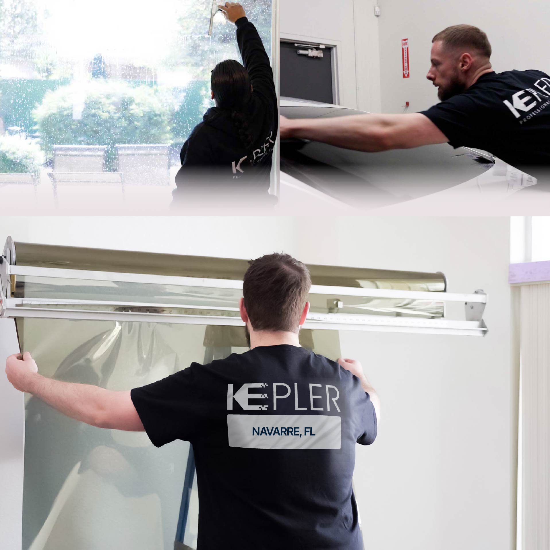 Kepler Specialist Installing Anti-Graffiti Film in Navarre, Florida