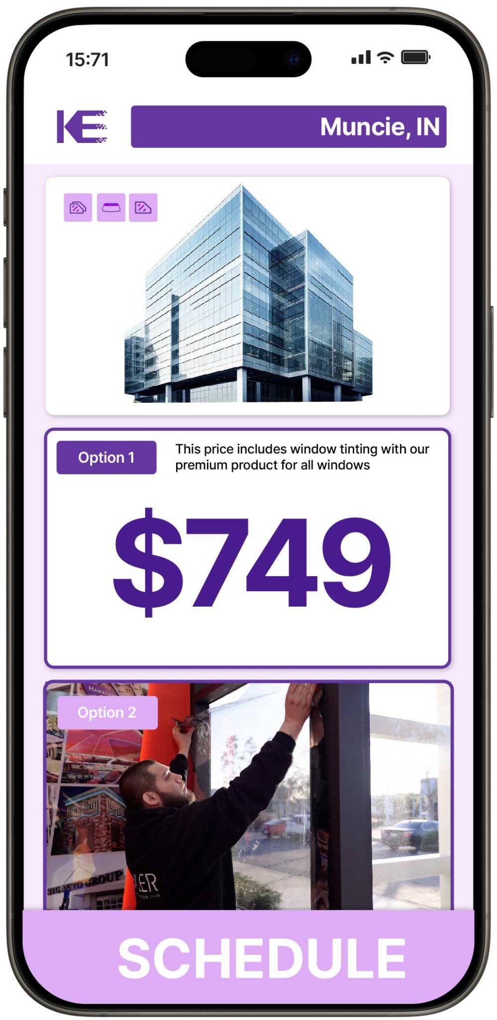 View Reasonable Safety and Security Window Film Rates in Muncie, Indiana
