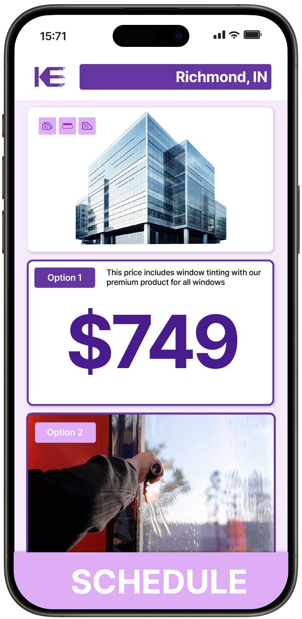 View Reasonable Safety and Security Window Film Costs in Richmond, Indiana
