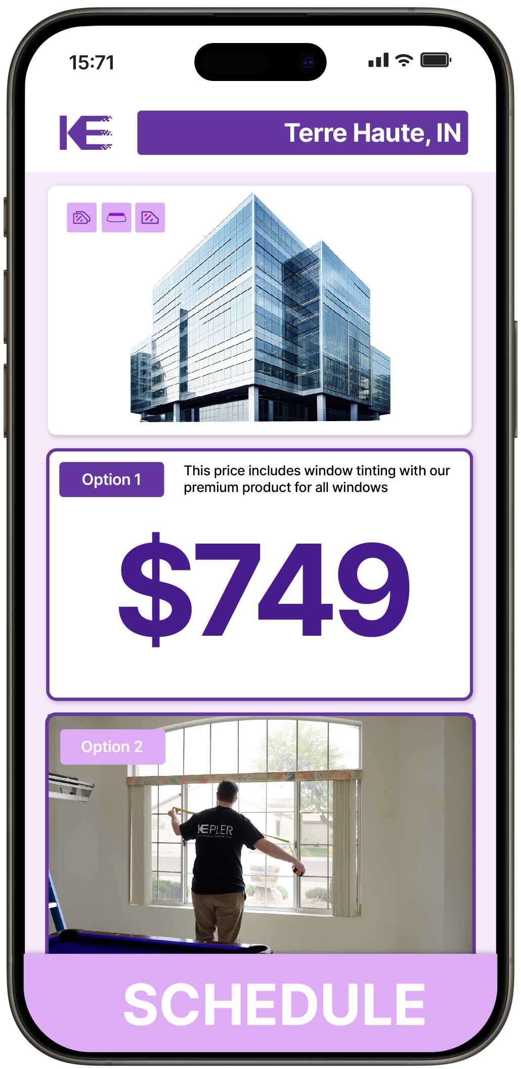 View Competitive Safety and Security Window Film Rates in Terre Haute, Indiana