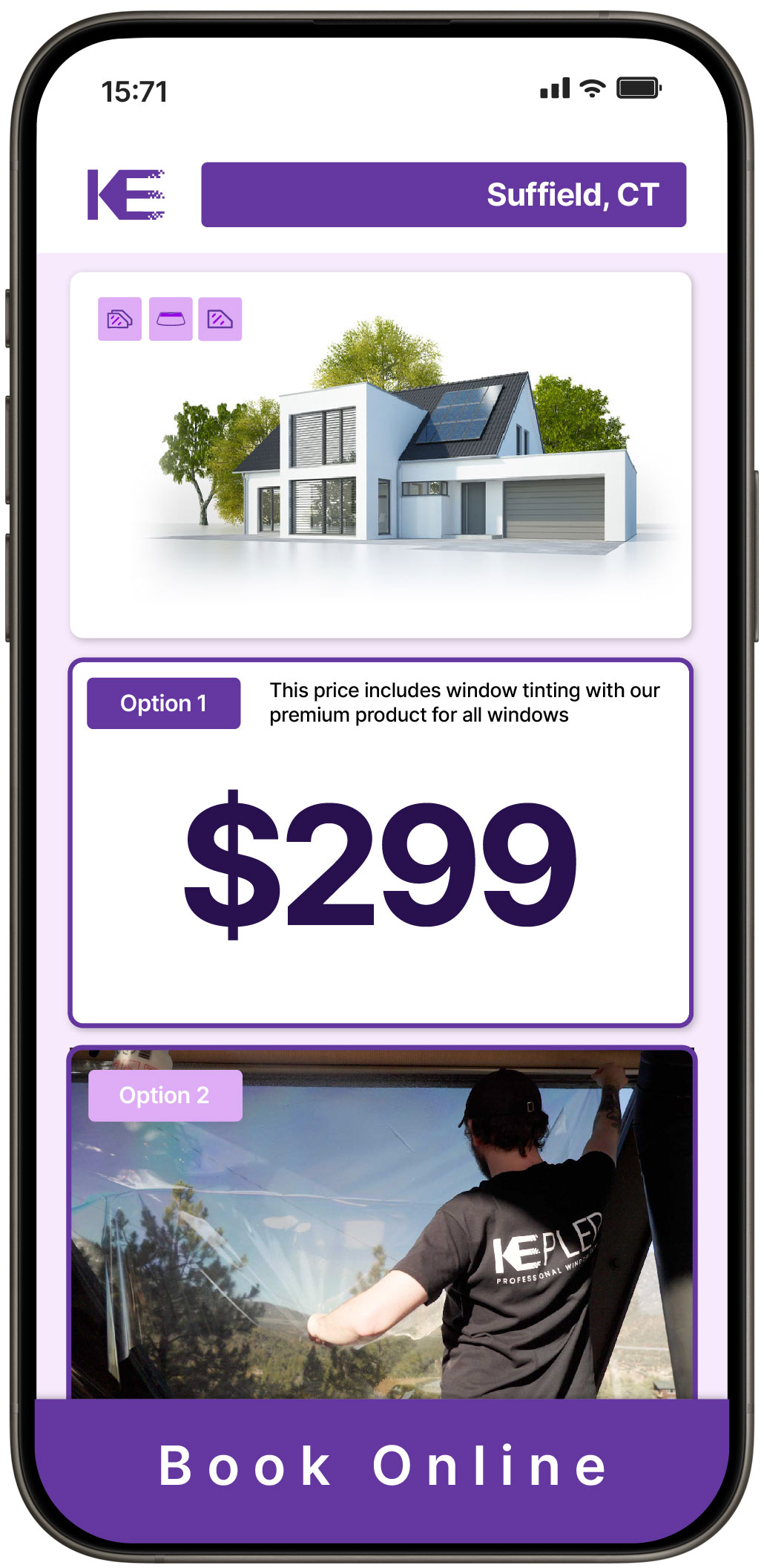 View Reasonable Home Window Tinting Costs in Suffield, Connecticut