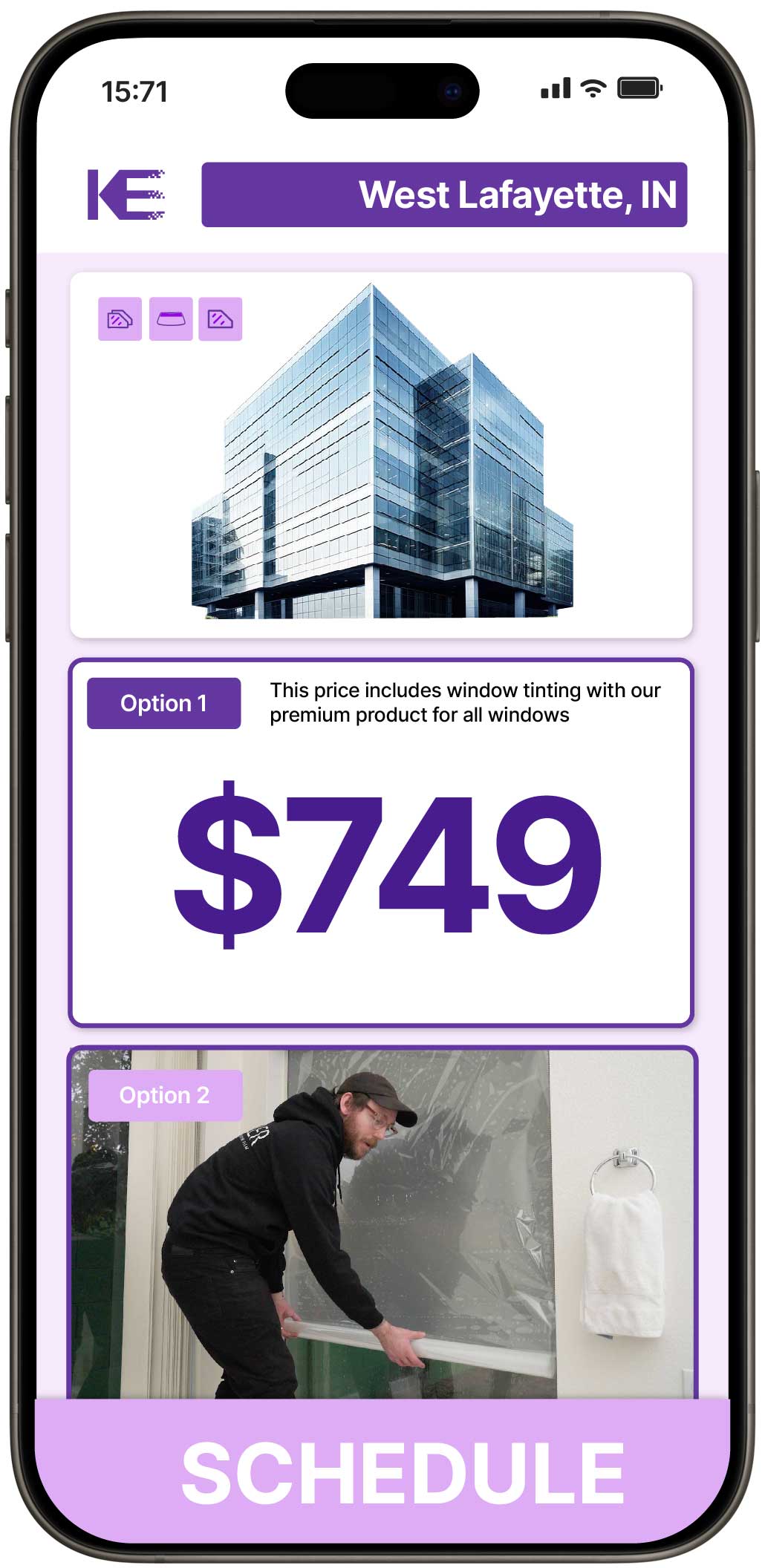 View Reasonable Safety and Security Window Film Rates in West Lafayette, Indiana