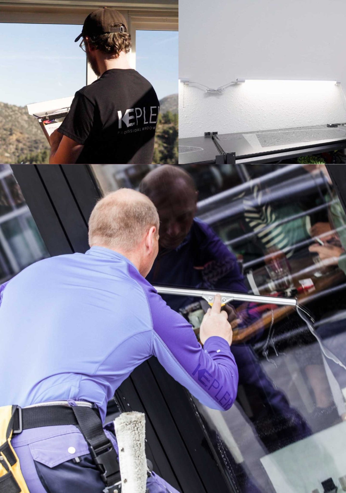 Kepler Expert Applying Anti-Graffiti Window Film to a Sanford Shop Front