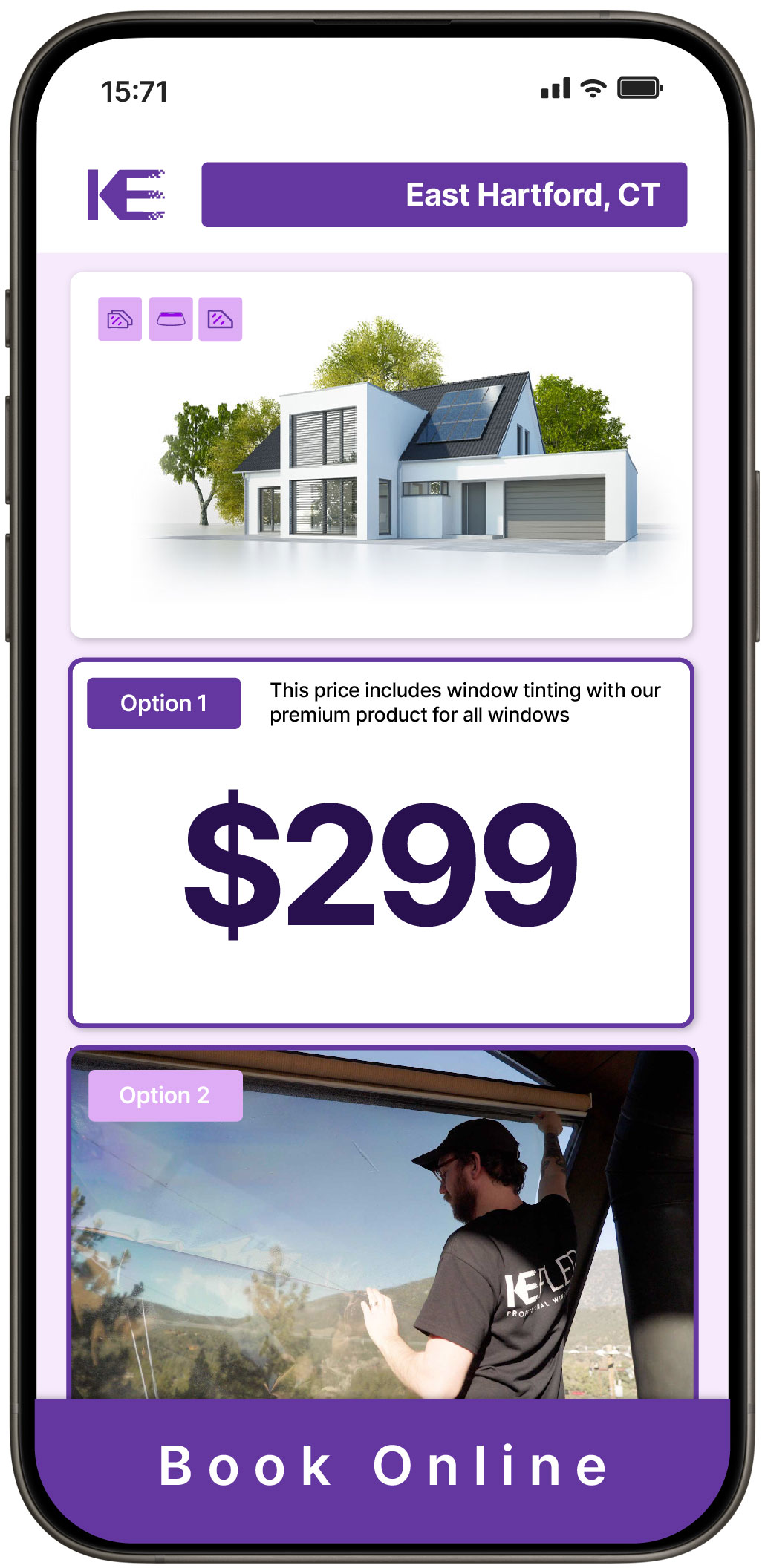 View Competitive Home Window Tinting Costs in East Hartford, Connecticut