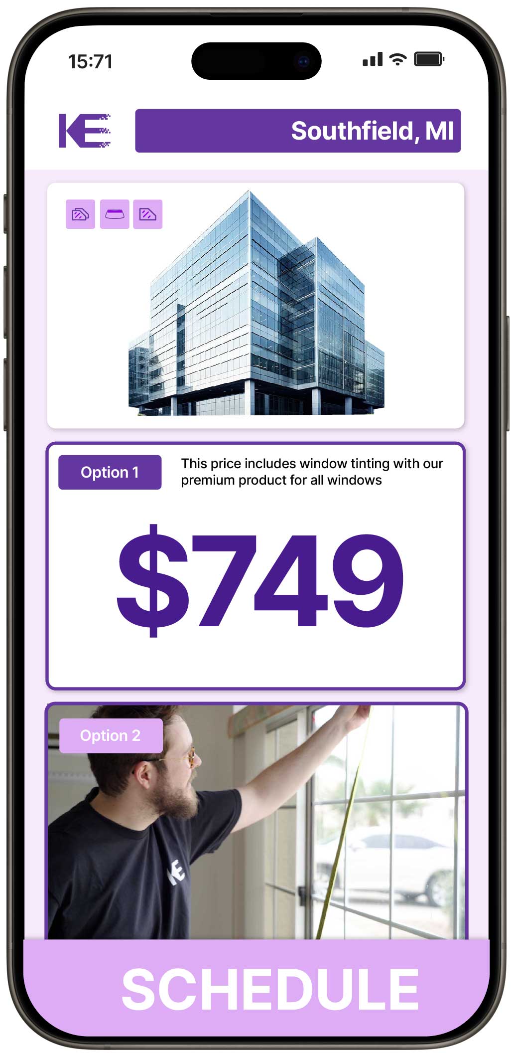 View Competitive Safety and Security Window Film Prices in Southfield, Michigan