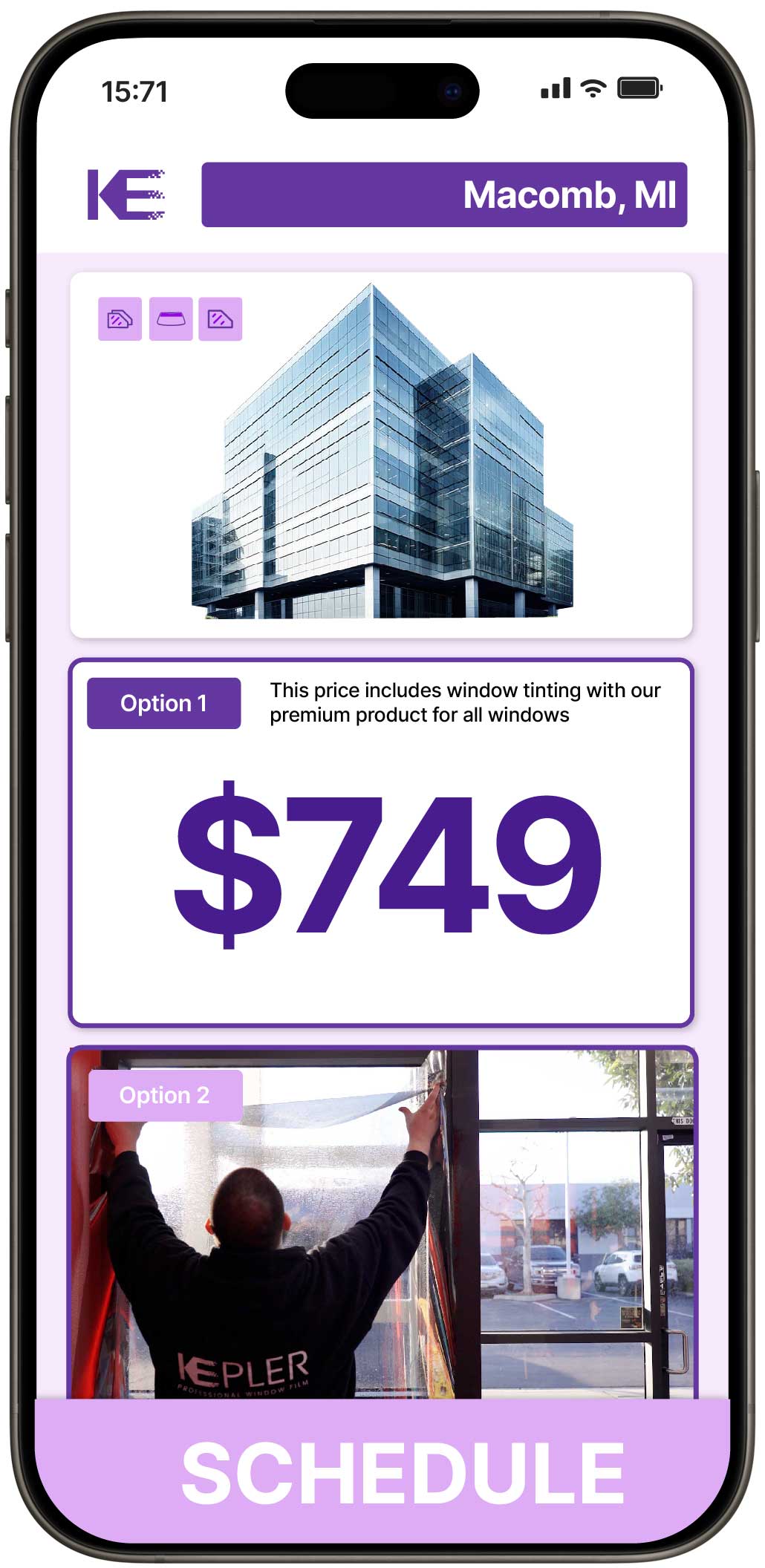 View Competitive Safety and Security Window Film Rates in Macomb, Michigan