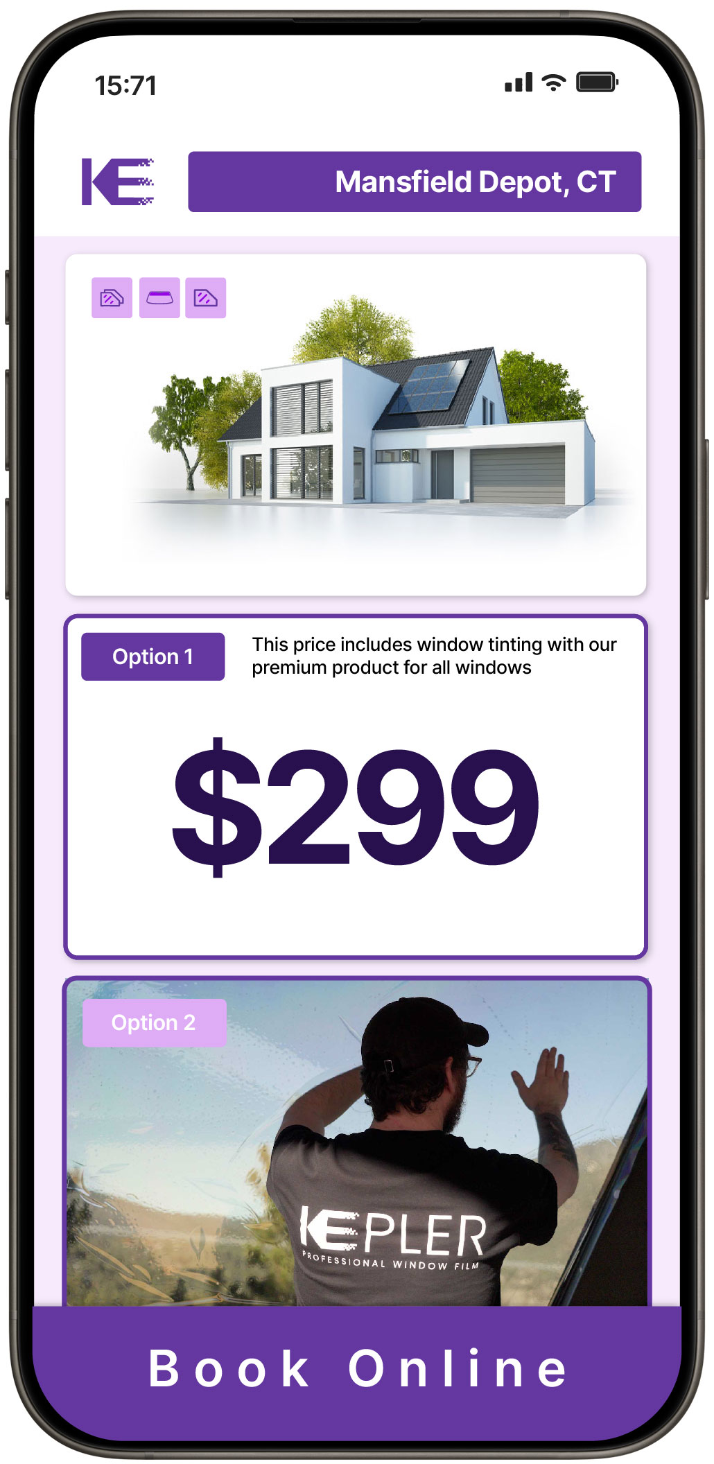 View Reasonable Home Window Tinting Rates in Mansfield Depot, Connecticut