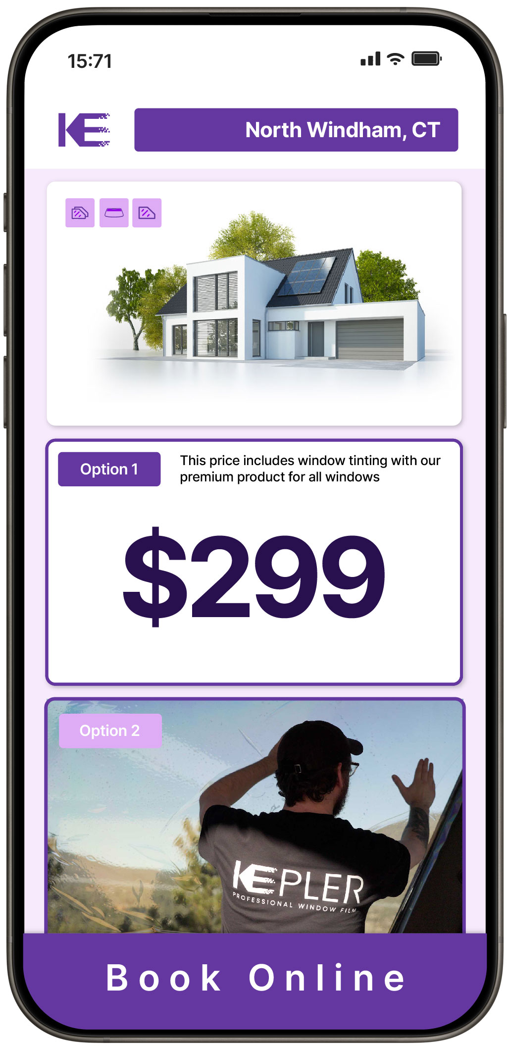 View Competitive Home Window Tinting Prices in North Windham, Connecticut