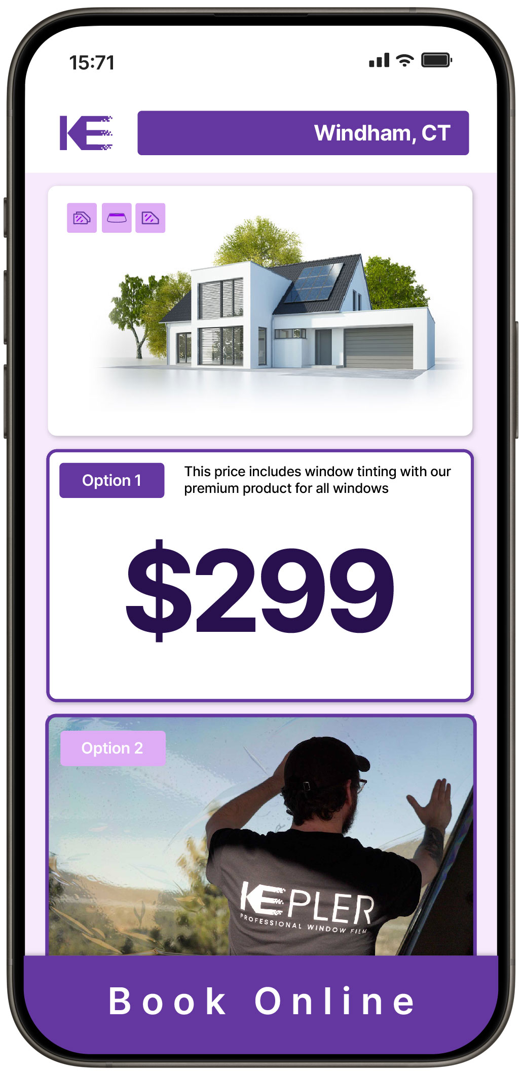 View Affordable Home Window Tinting Prices in Windham, Connecticut