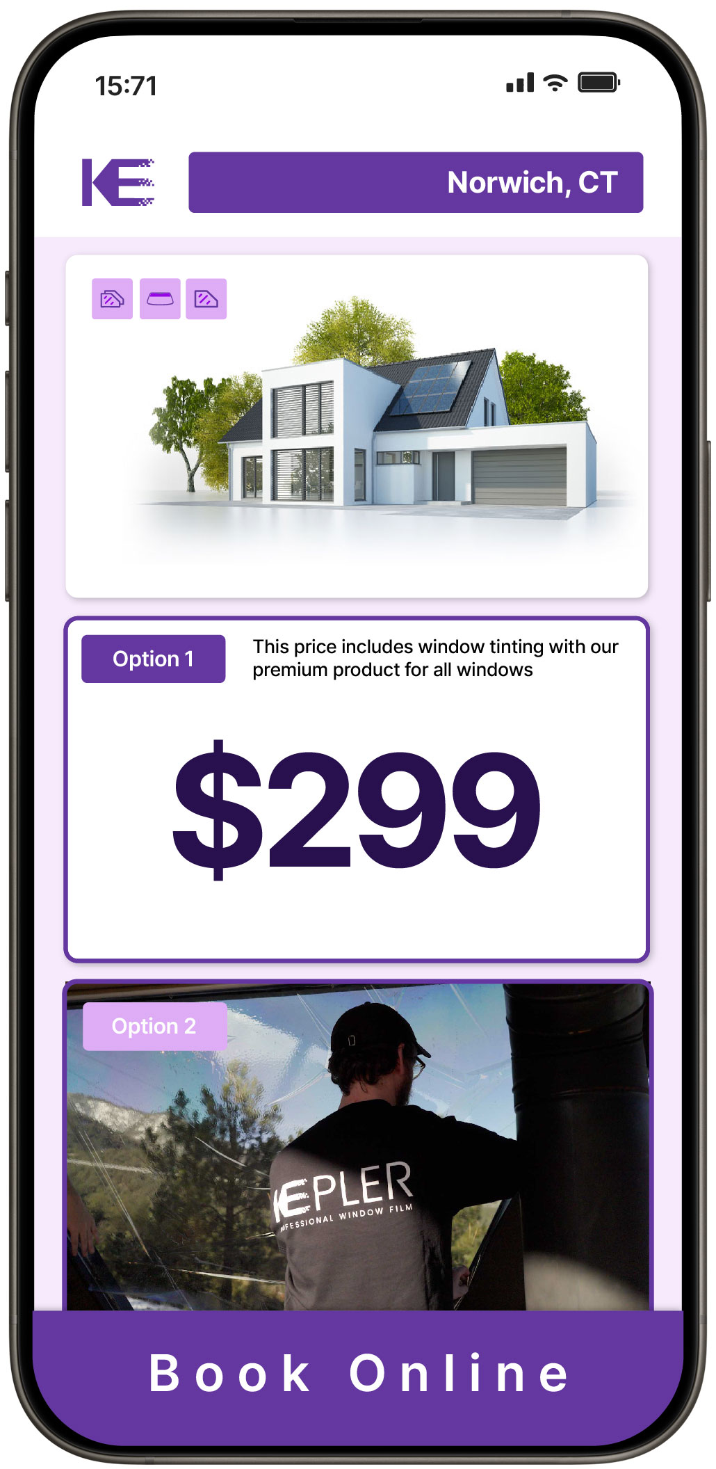 View Affordable Home Window Tinting Rates in Norwich, Connecticut
