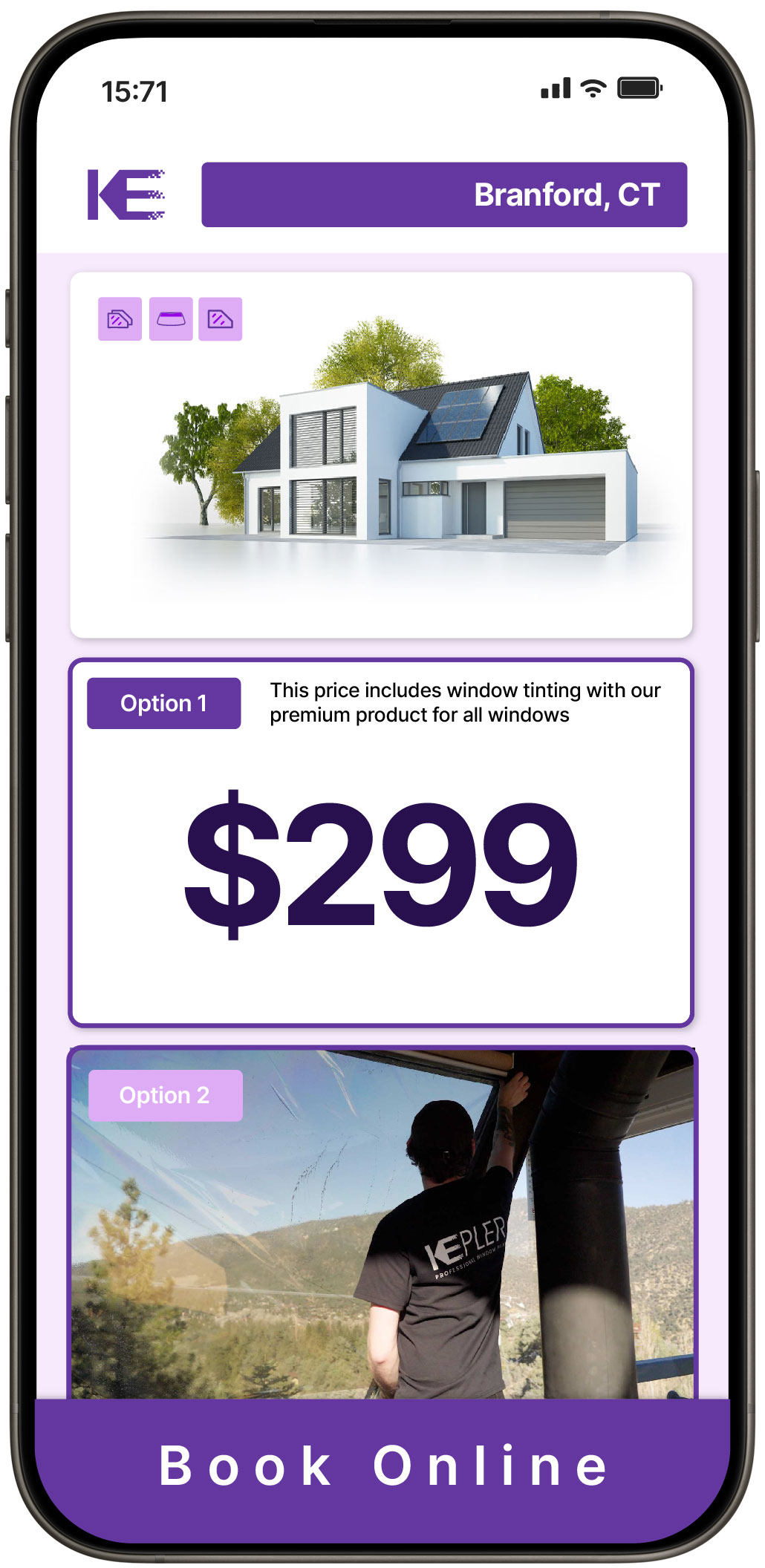 View Competitive Home Window Tinting Rates in Branford, Connecticut