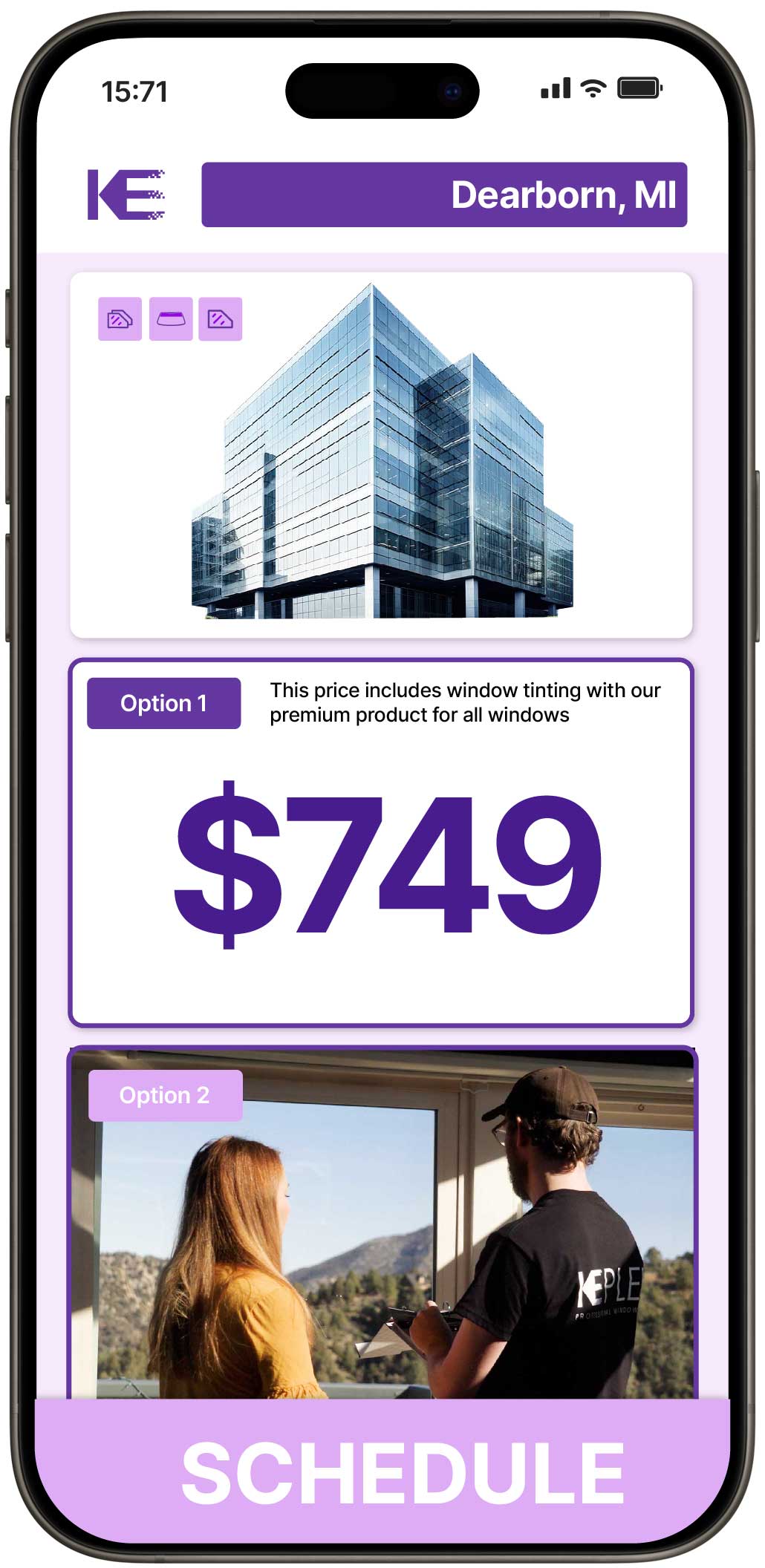 View Competitive Safety and Security Window Film Rates in Dearborn, Michigan