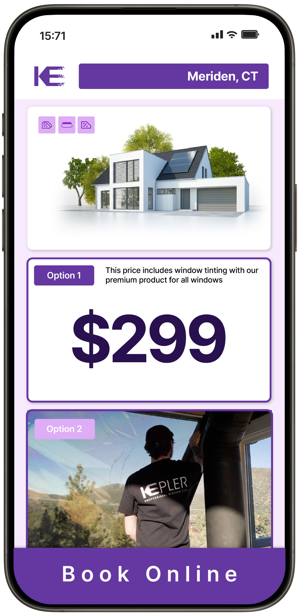 View Competitive Home Window Tinting Prices in Meriden, Connecticut