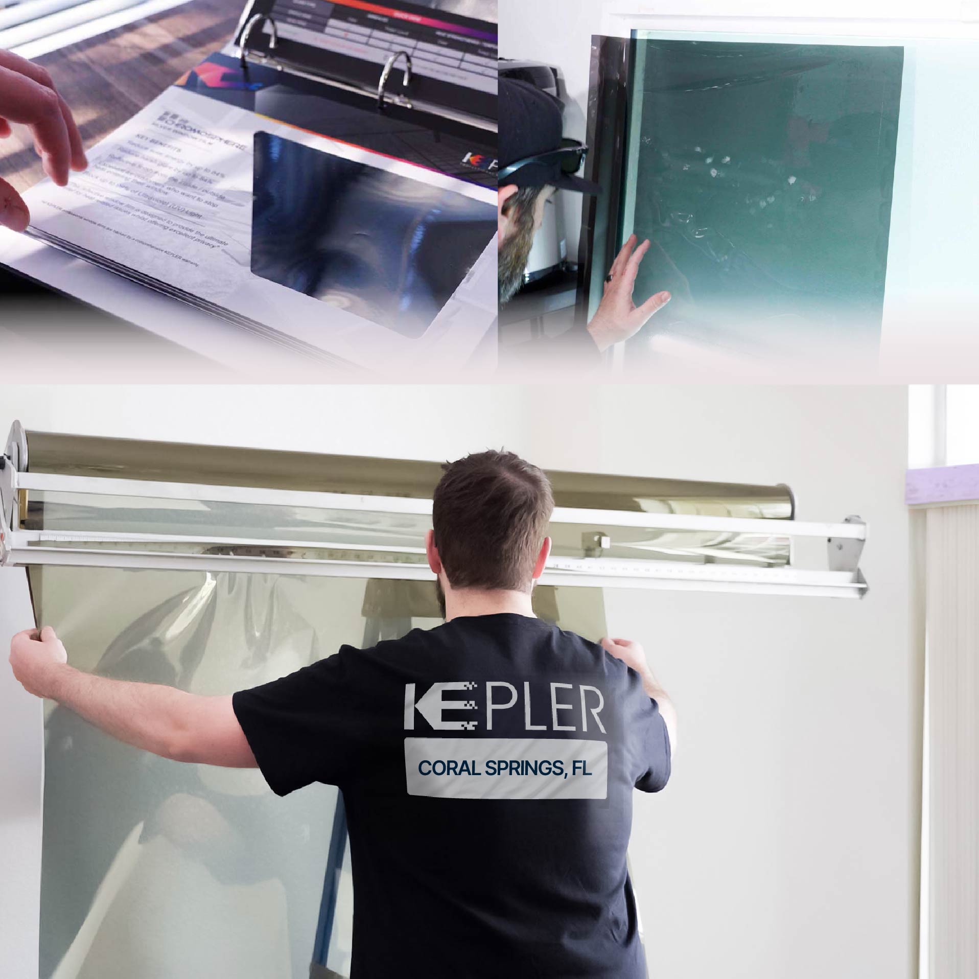 Kepler Specialist Installing Anti-Graffiti Film in Coral Springs, Florida