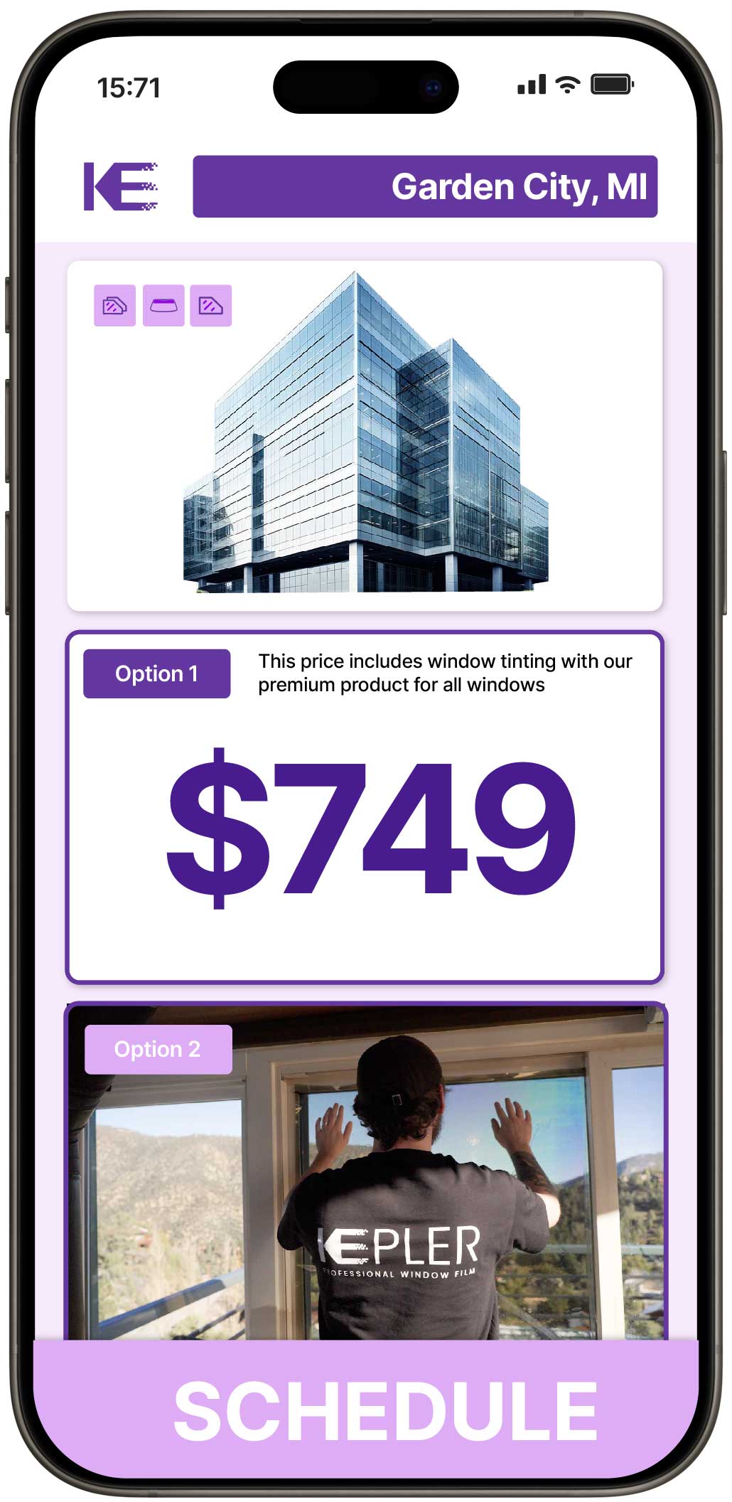 View Competitive Safety and Security Window Film Rates in Garden City, Michigan