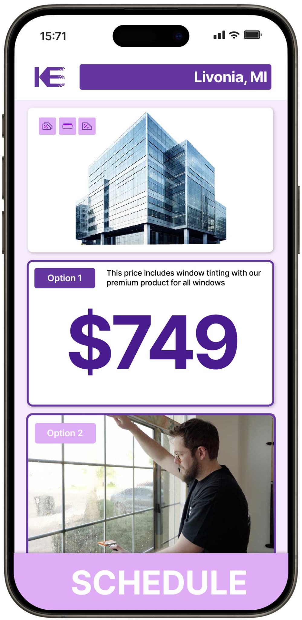 View Competitive Safety and Security Window Film Prices in Livonia, Michigan
