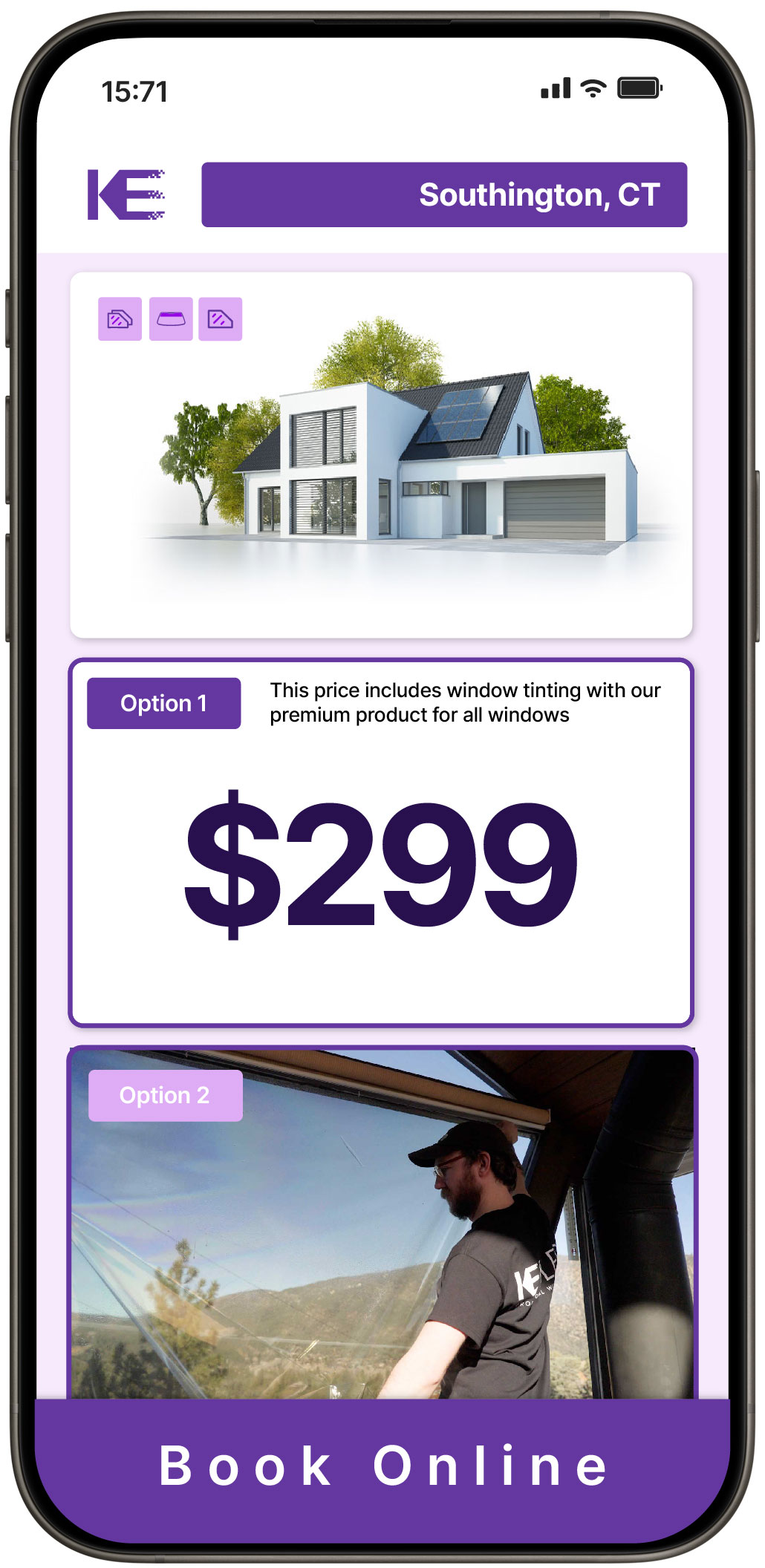 View Competitive Home Window Tinting Prices in Southington, Connecticut