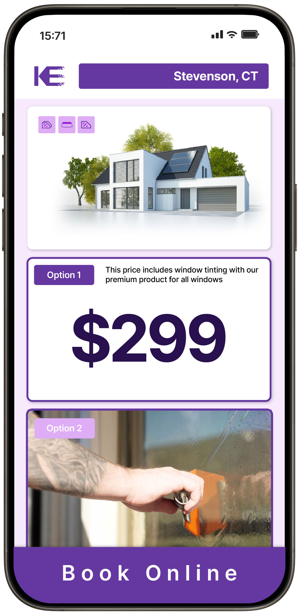 View Competitive Home Window Tinting Prices in Stevenson, Connecticut