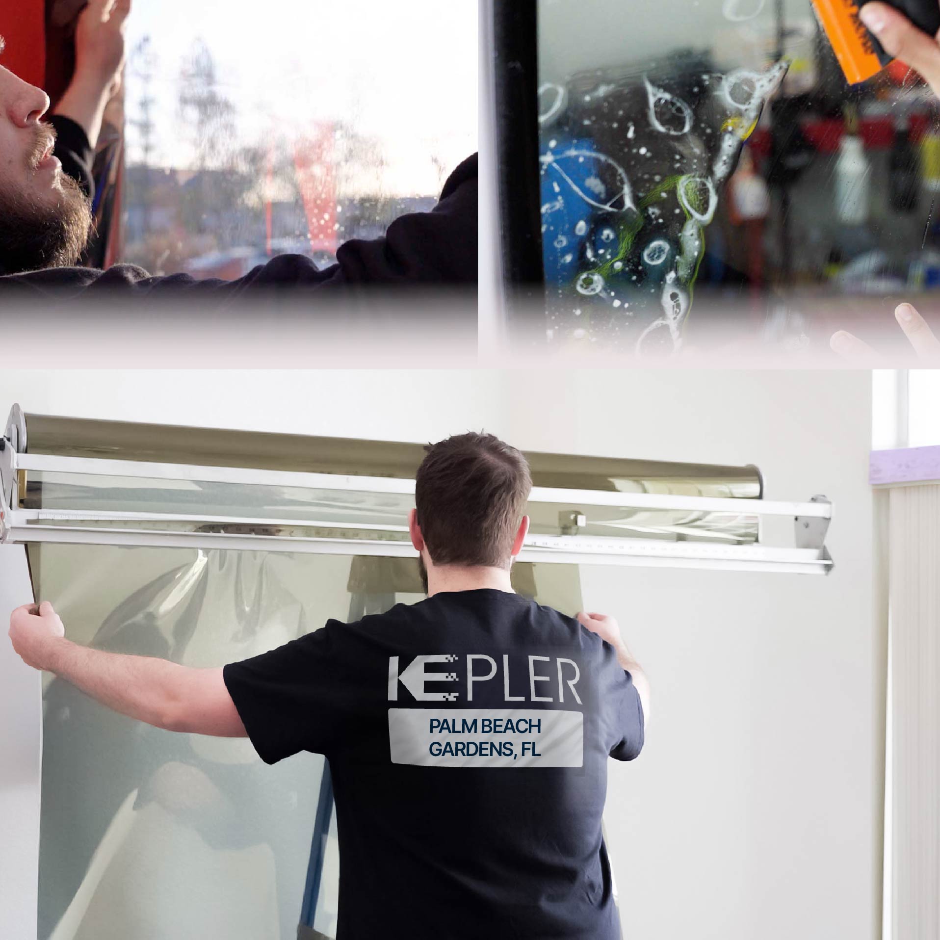 Kepler Specialist Installing Anti-Graffiti Film in Palm Beach Gardens, Florida