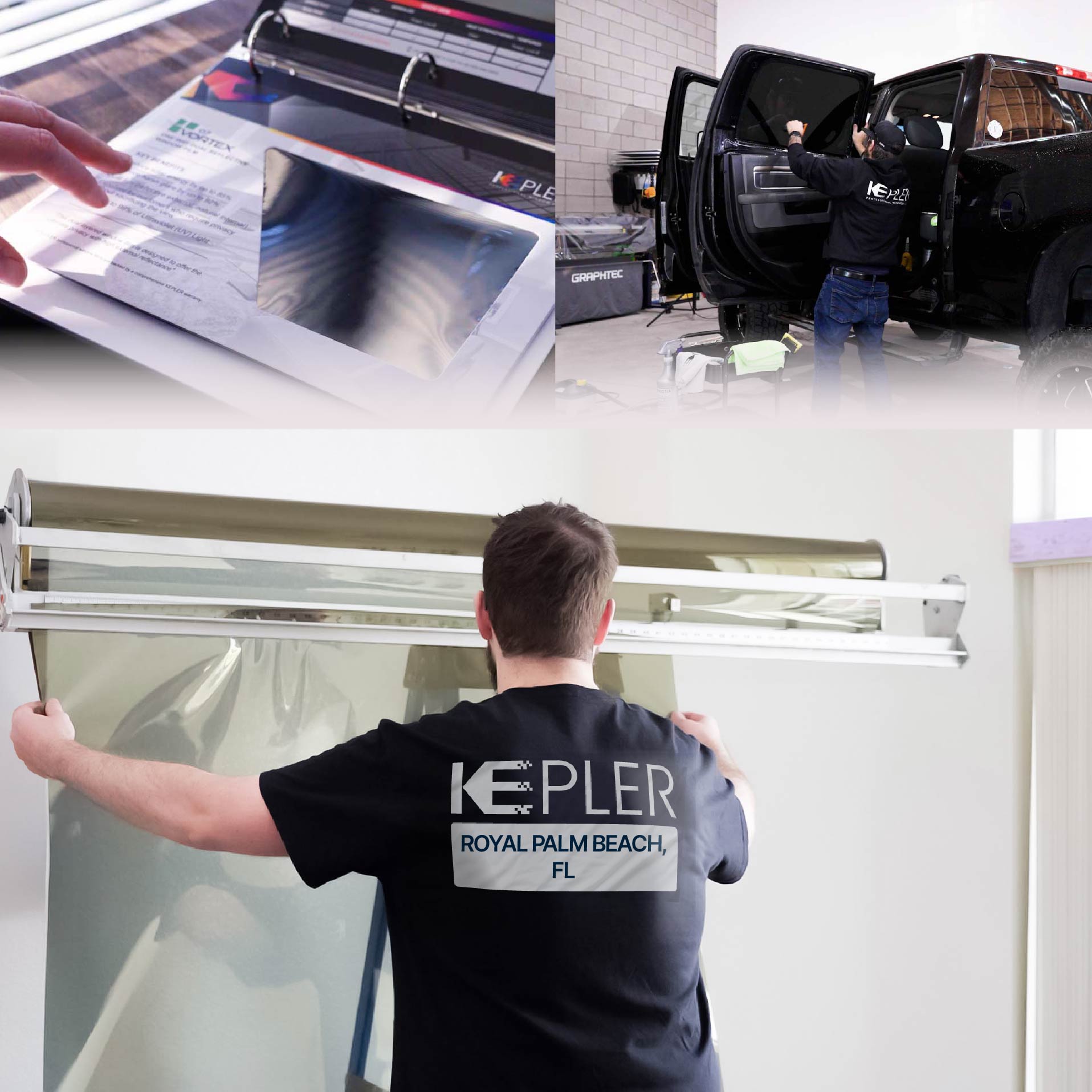 Kepler Specialist Installing Anti-Graffiti Film in Royal Palm Beach, Florida