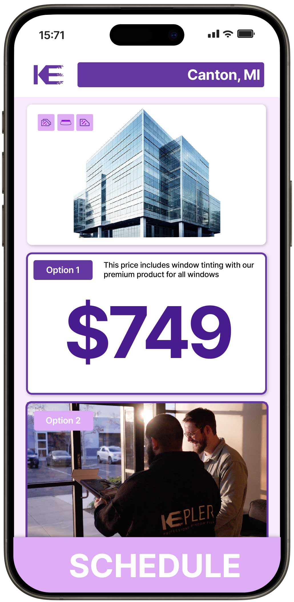 View Competitive Safety and Security Window Film Rates in Canton, Michigan