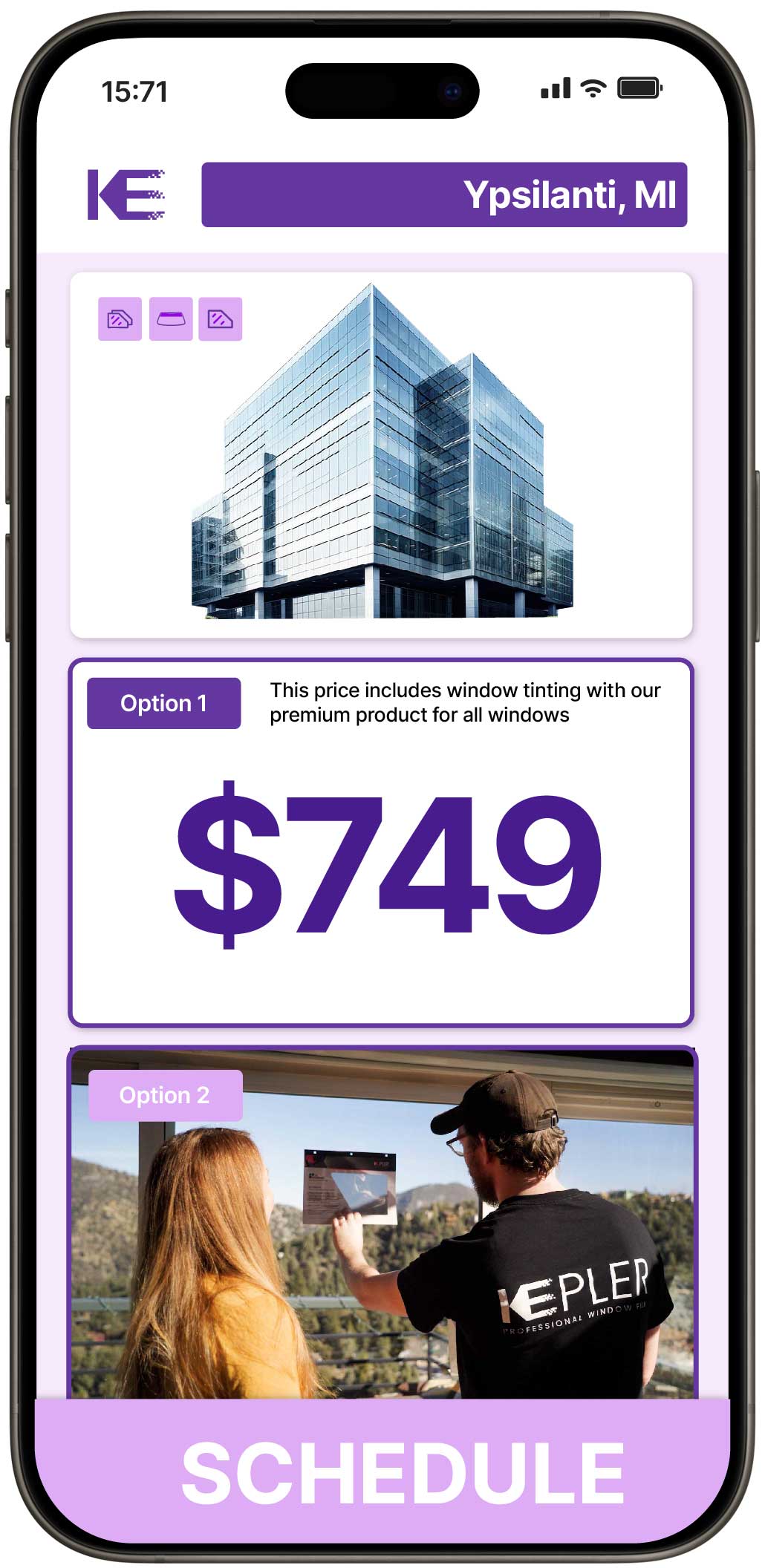 View Competitive Safety and Security Window Film Prices in Ypsilanti, Michigan