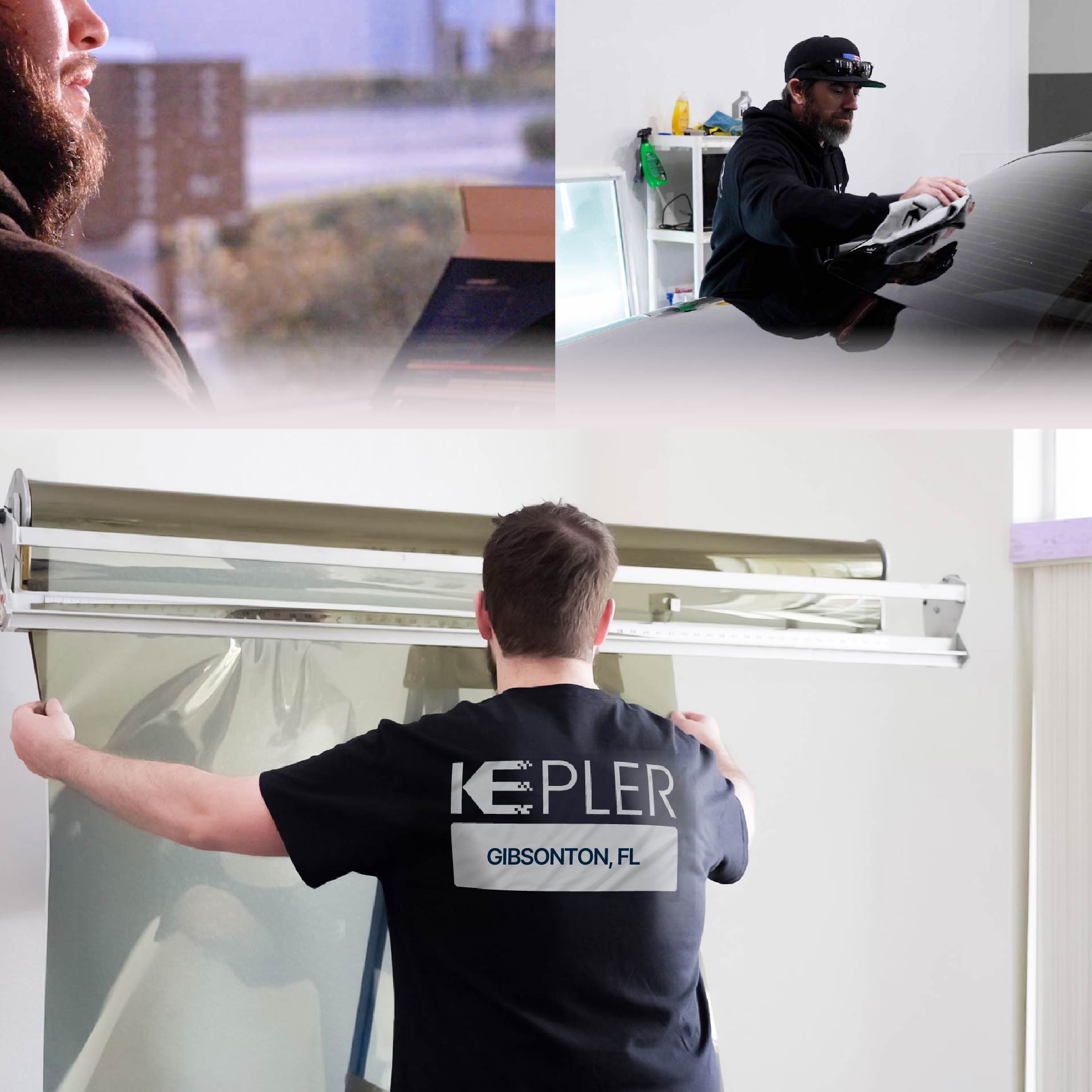 Kepler Specialist Installing Anti-Graffiti Film in Gibsonton, Florida