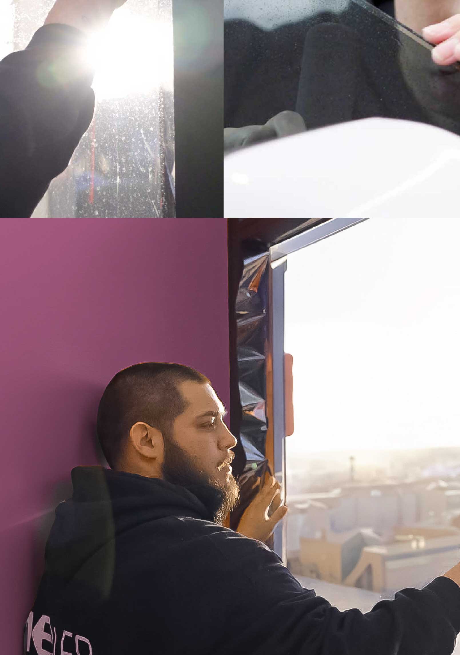 Kepler Specialist Installing Security Window Film in Waterford Michigan