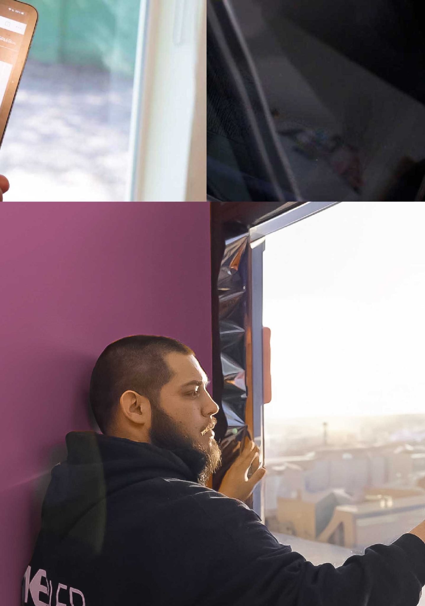 Kepler Specialist Installing Security Window Film in Okemos Michigan