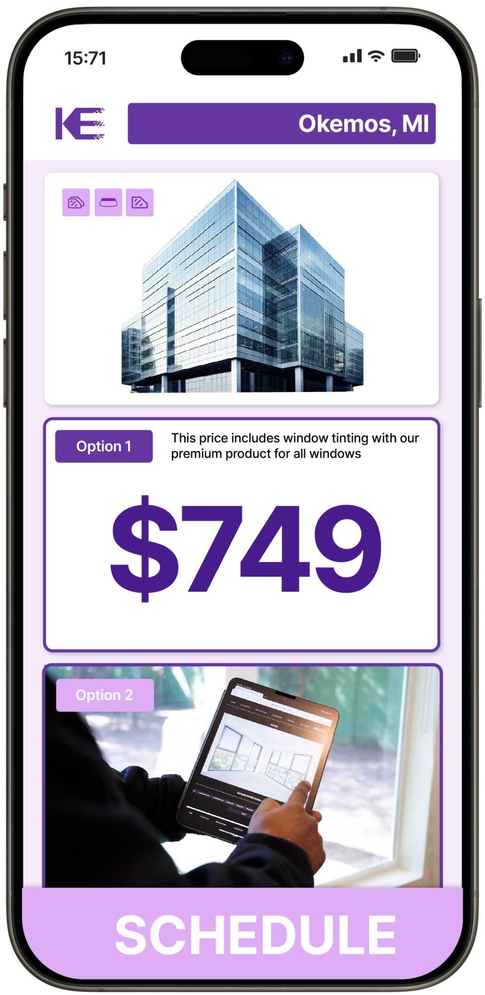 View Affordable Safety and Security Window Film Costs in Okemos, Michigan