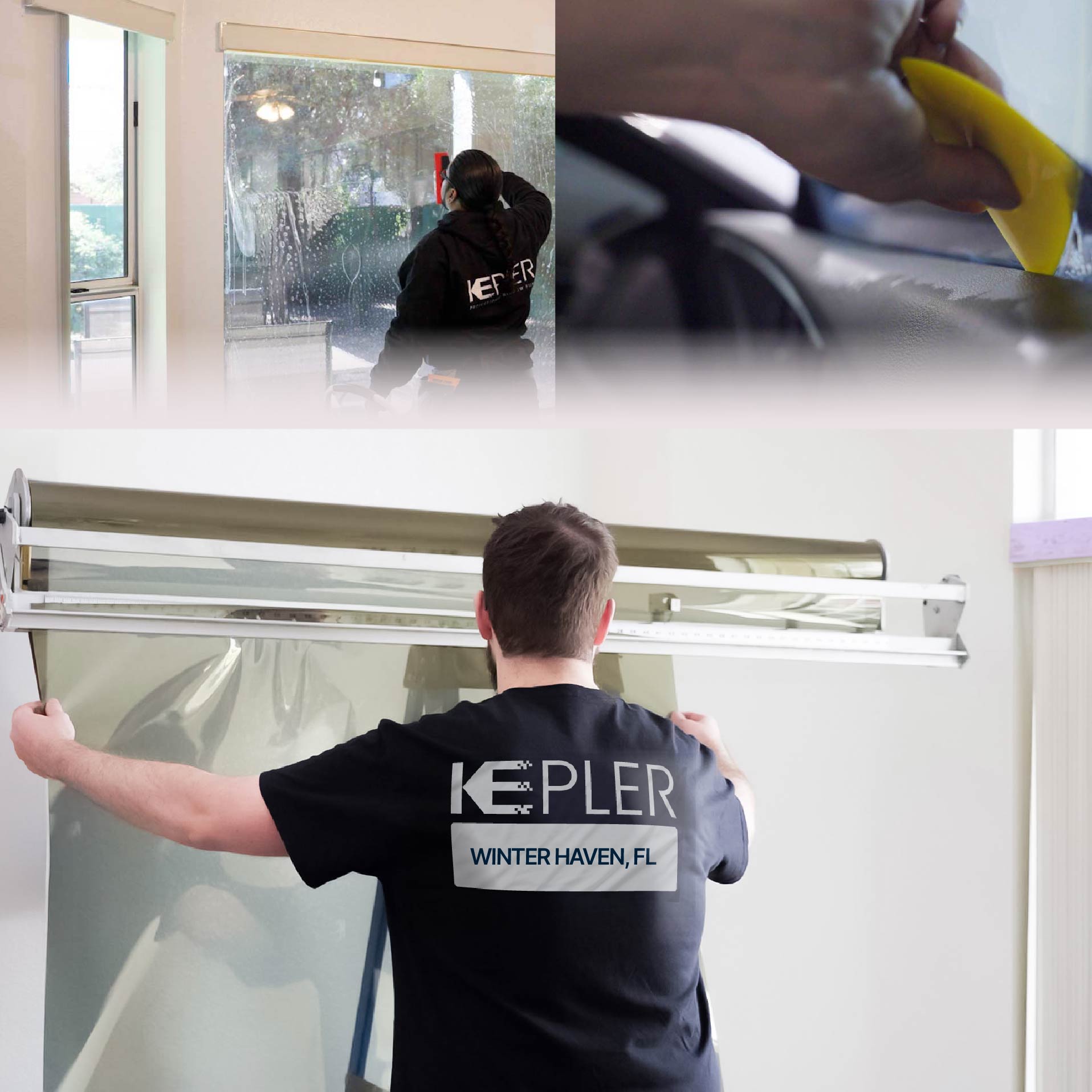Kepler Specialist Installing Anti-Graffiti Film in Winter Haven, Florida