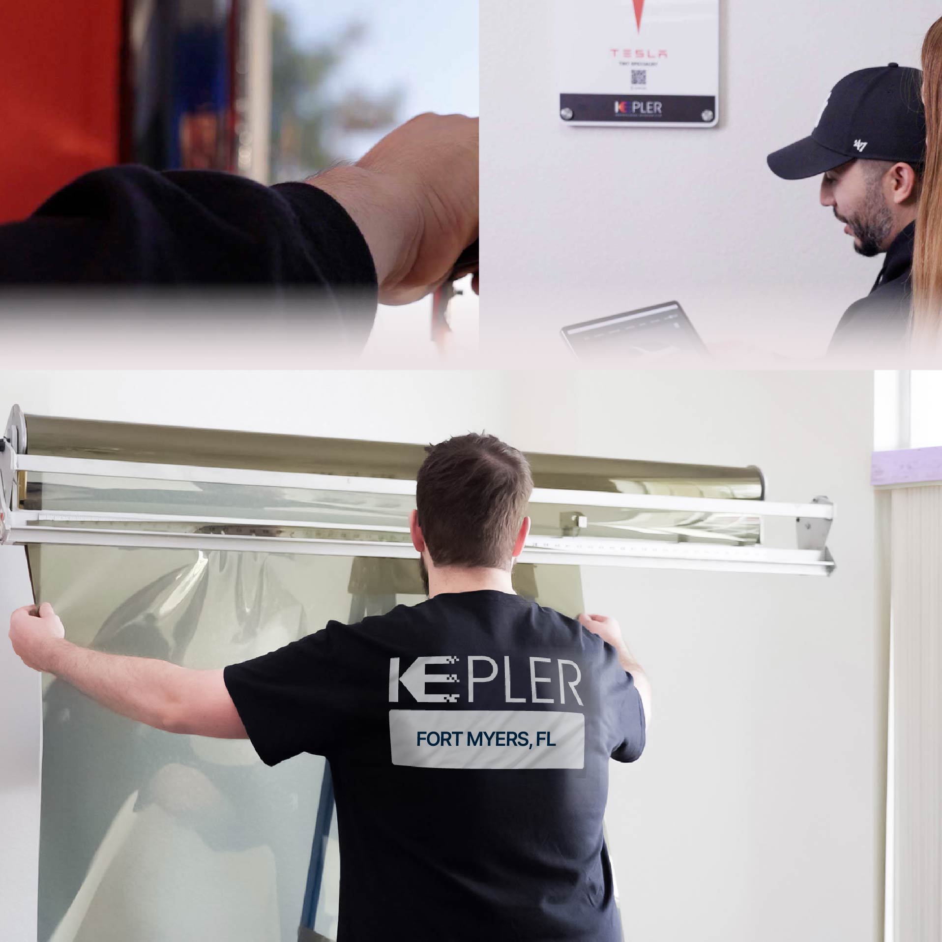 Kepler Specialist Installing Anti-Graffiti Film in Fort Myers, Florida