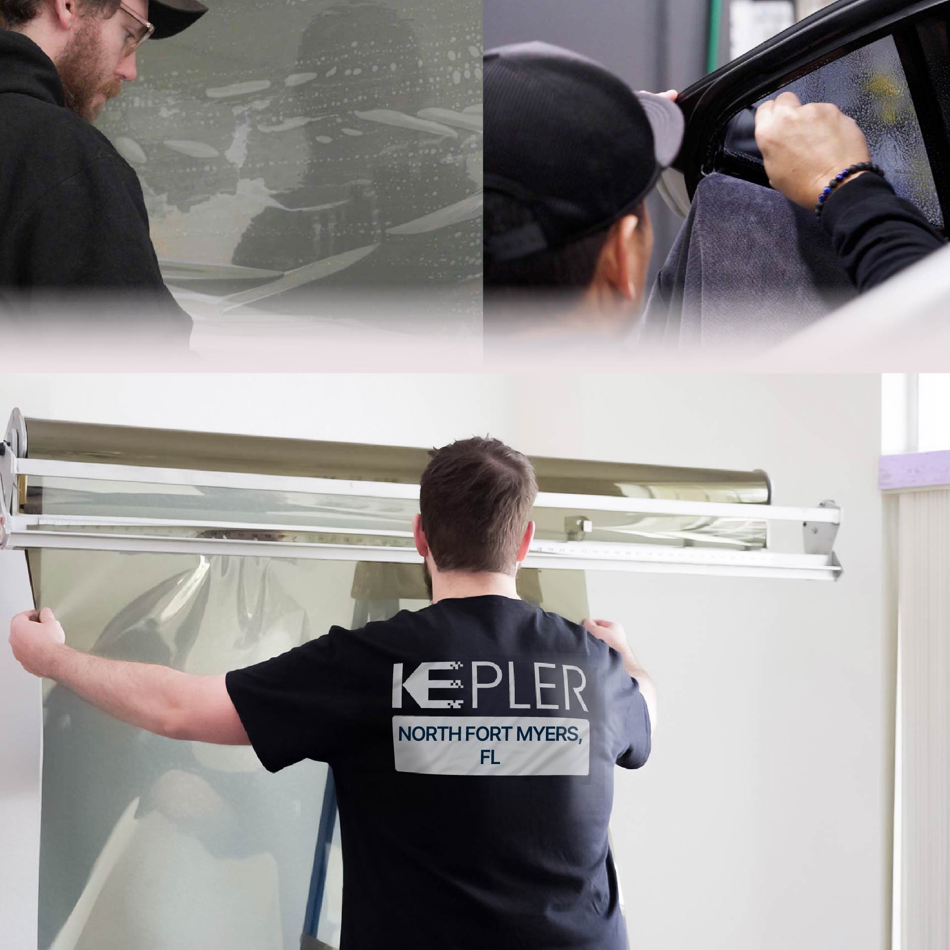 Kepler Specialist Installing Anti-Graffiti Film in North Fort Myers, Florida