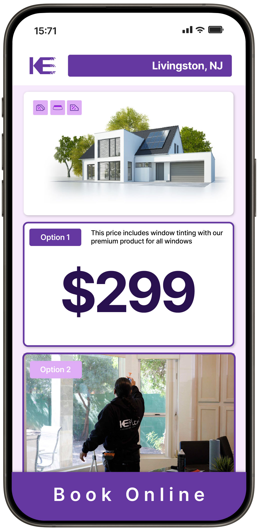 View Reasonable Home Window Tinting Prices in Livingston, New Jersey