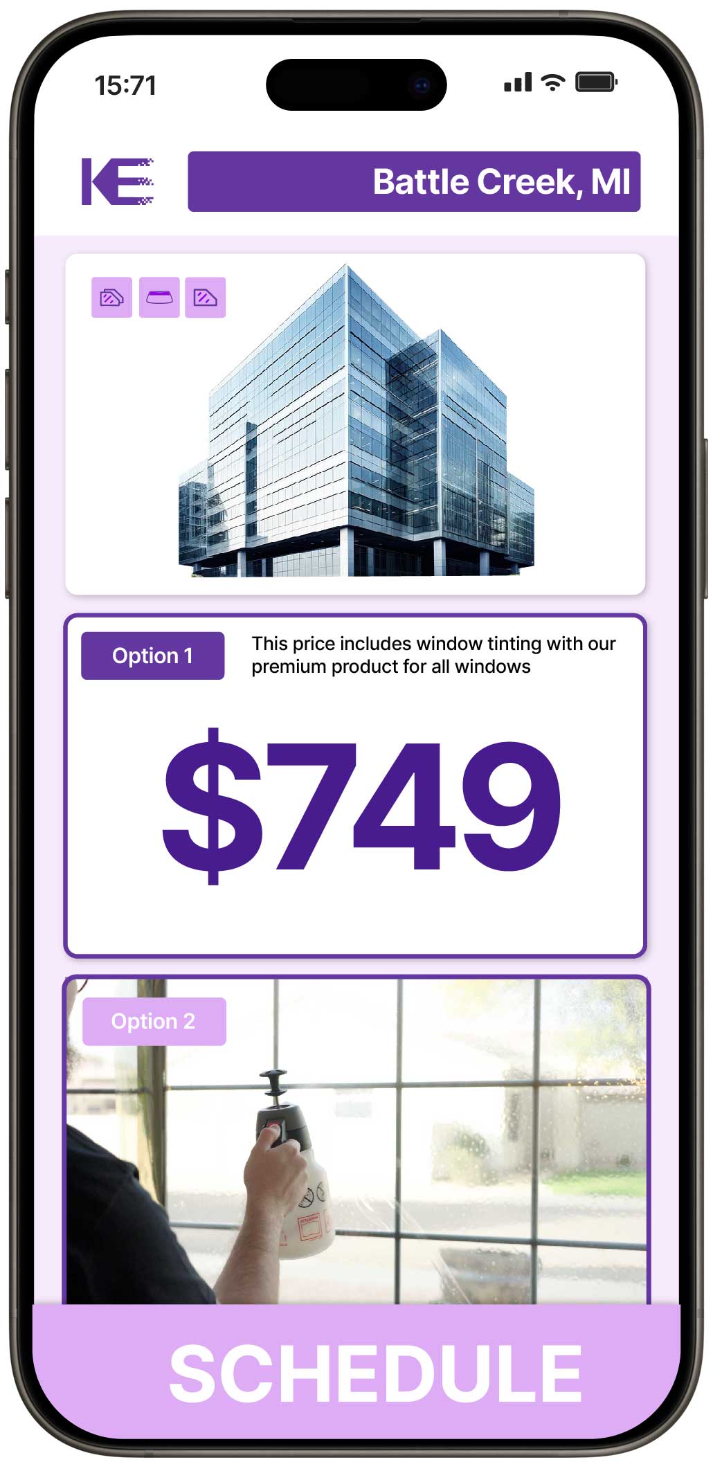 View Reasonable Safety and Security Window Film Rates in Battle Creek, Michigan
