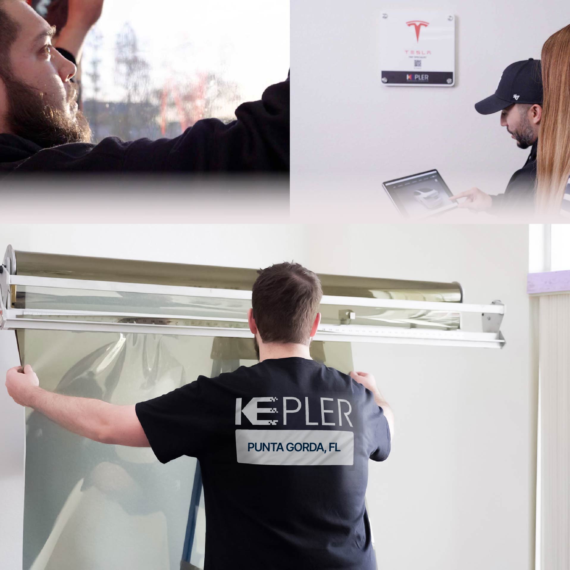 Kepler Specialist Installing Anti-Graffiti Film in Punta Gorda, Florida