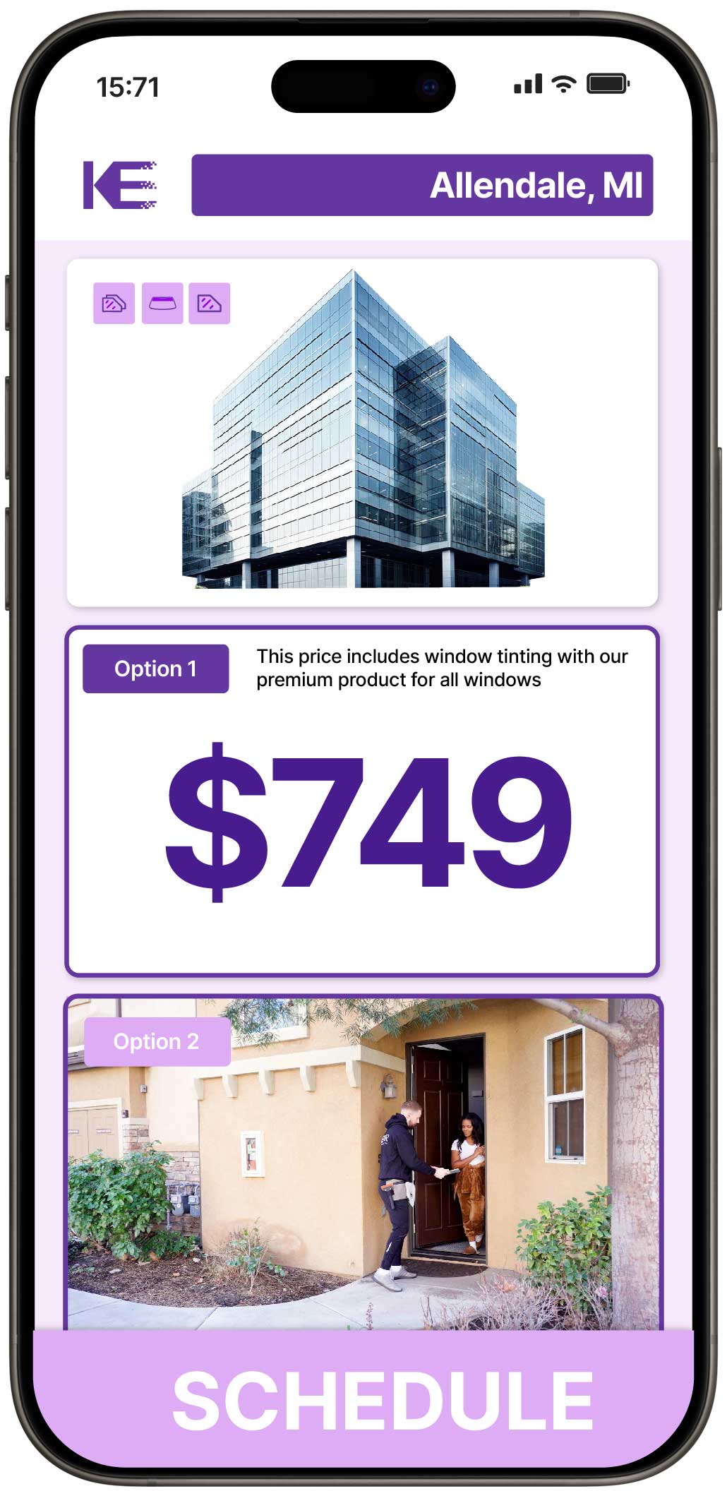 View Competitive Safety and Security Window Film Prices in Allendale, Michigan