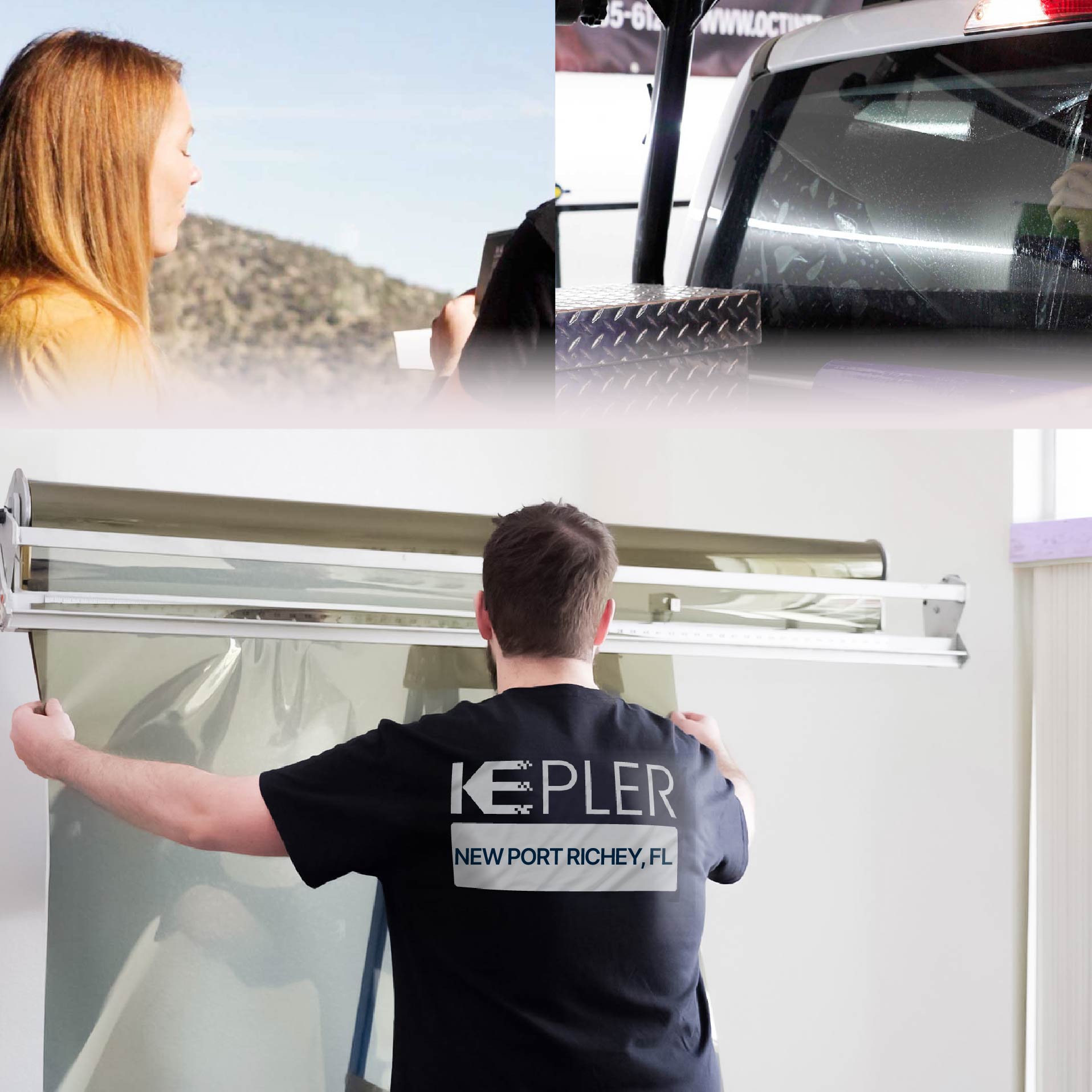 Kepler Specialist Installing Anti-Graffiti Film in New Port Richey, Florida