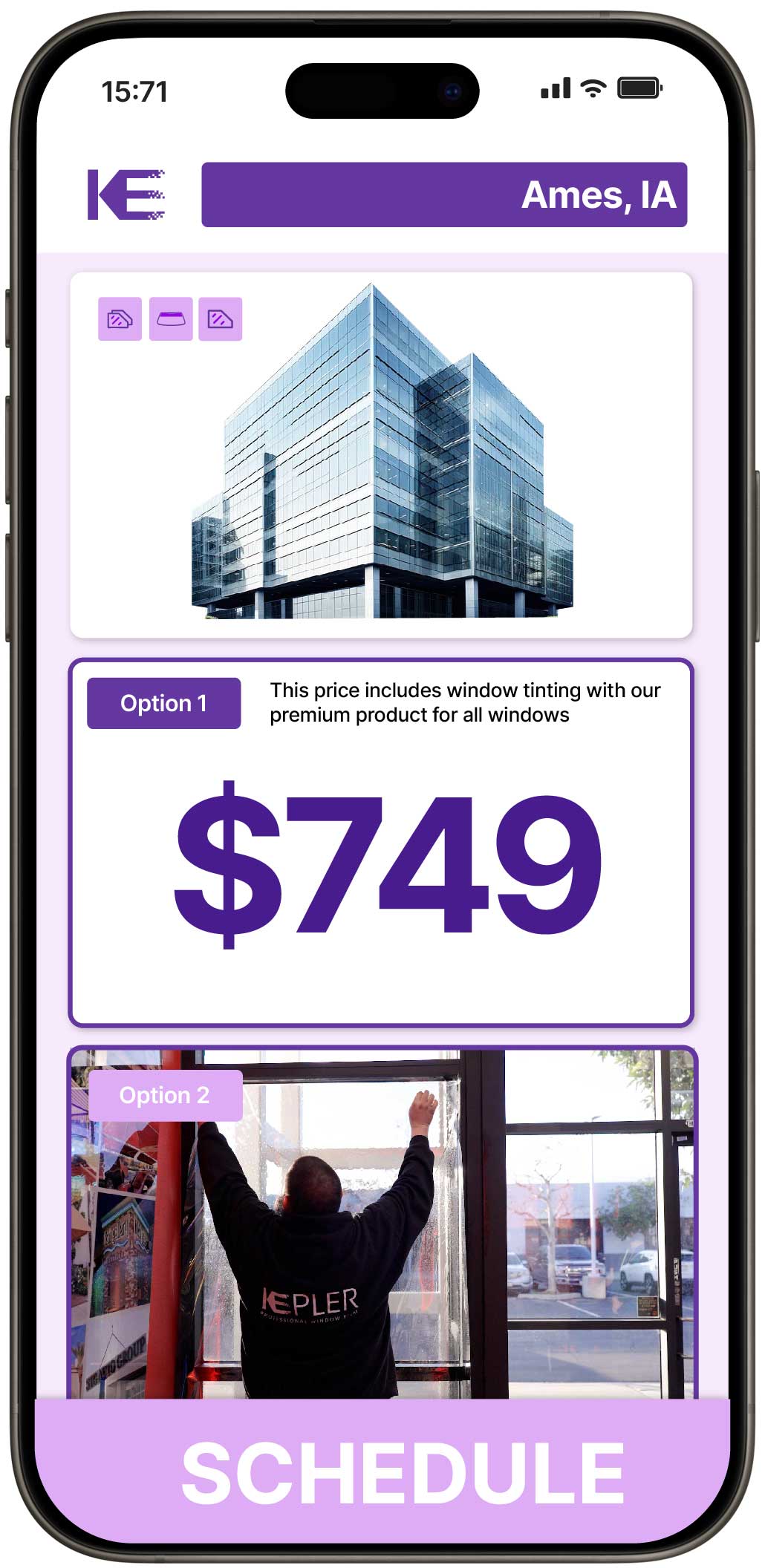 View Affordable Safety and Security Window Film Prices in Ames, Iowa